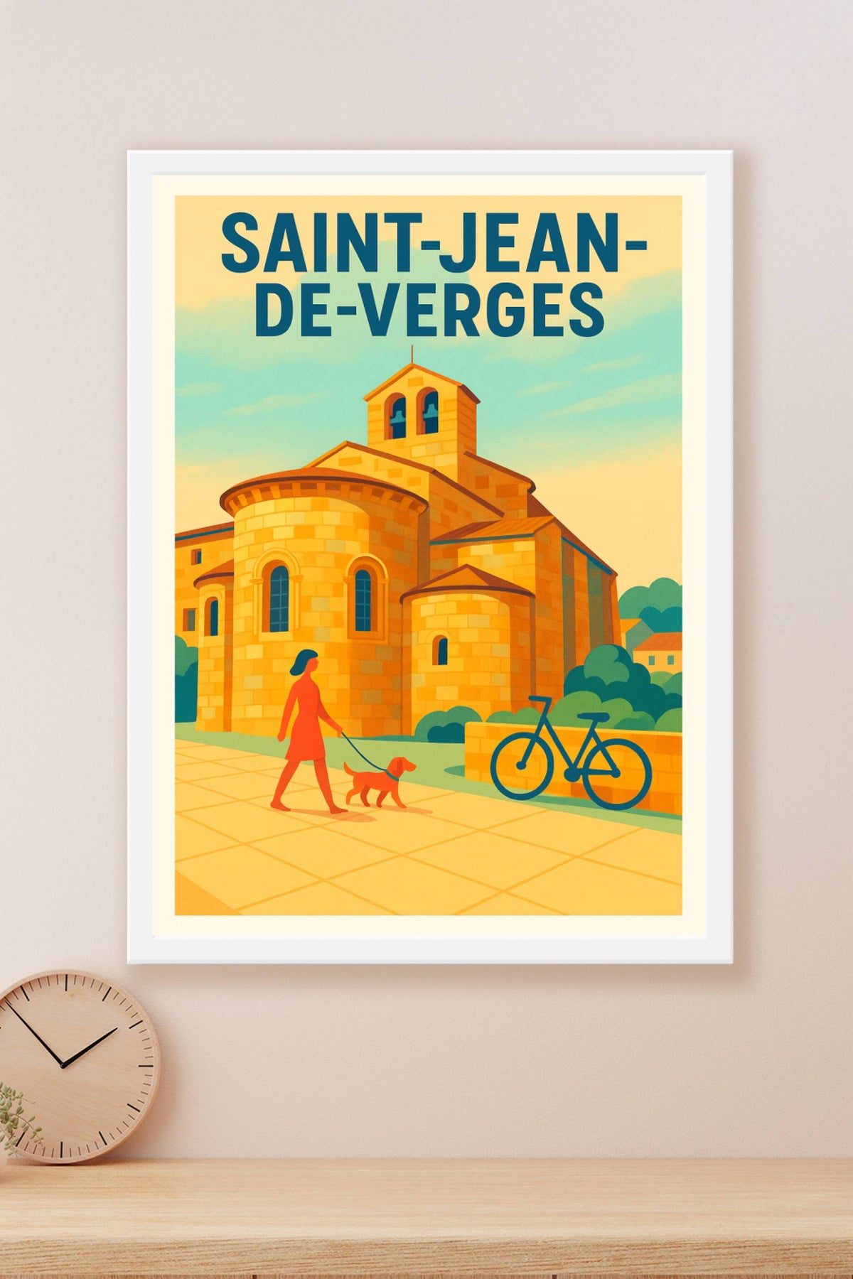Affiche de Saint-Jean-de-Verges - Un Instant de Quiétude et d'Histoire
