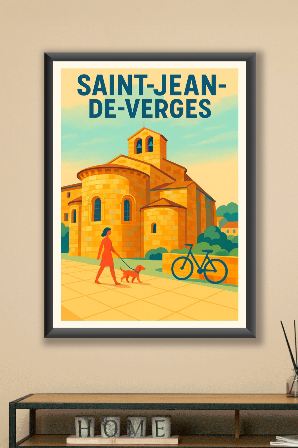 Affiche de Saint-Jean-de-Verges - Un Instant de Quiétude et d'Histoire