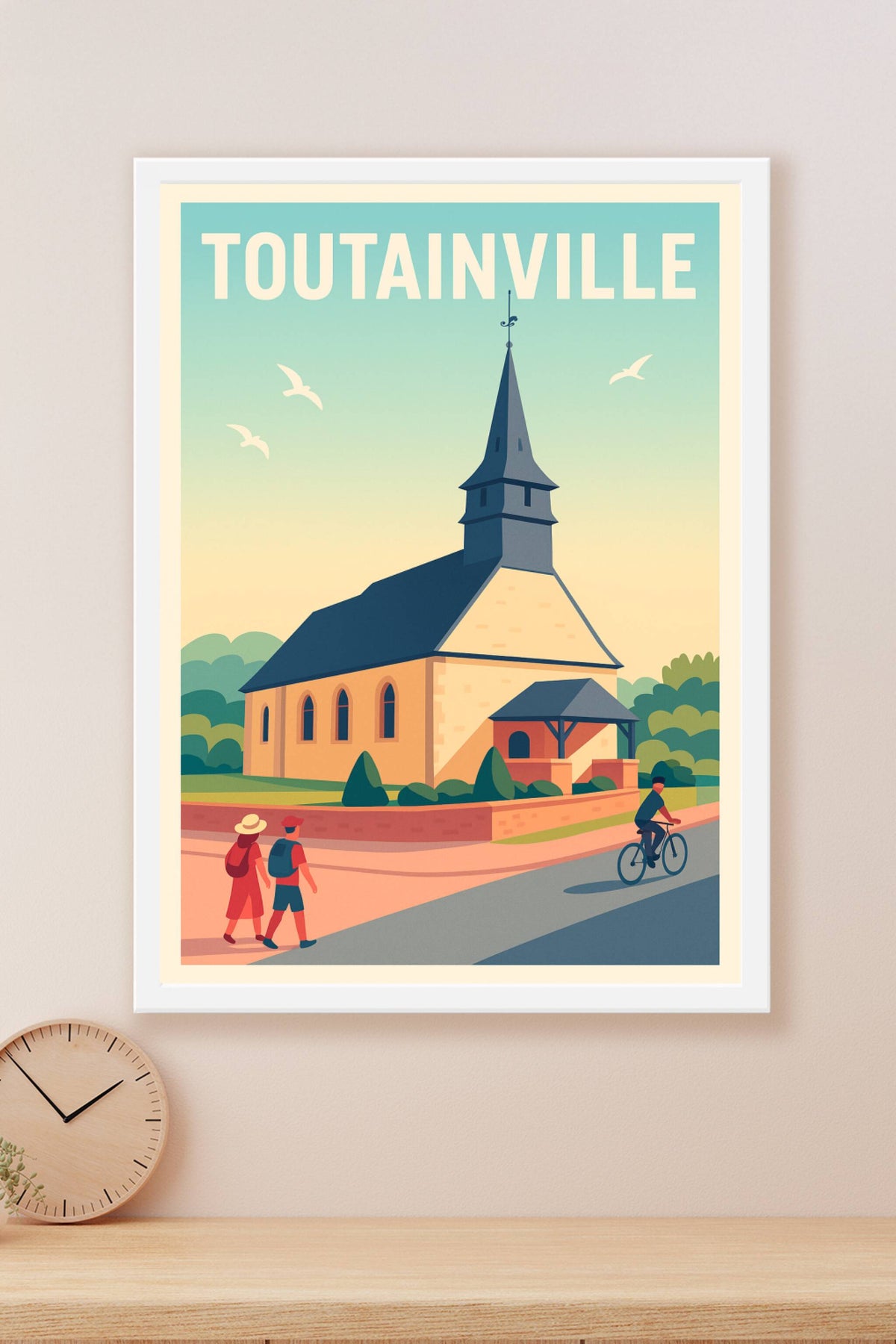 Affiche de Toutainville - Charme paisible et authenticité normande