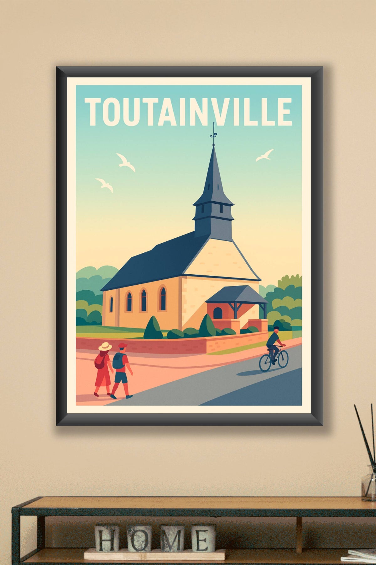 Affiche de Toutainville - Charme paisible et authenticité normande