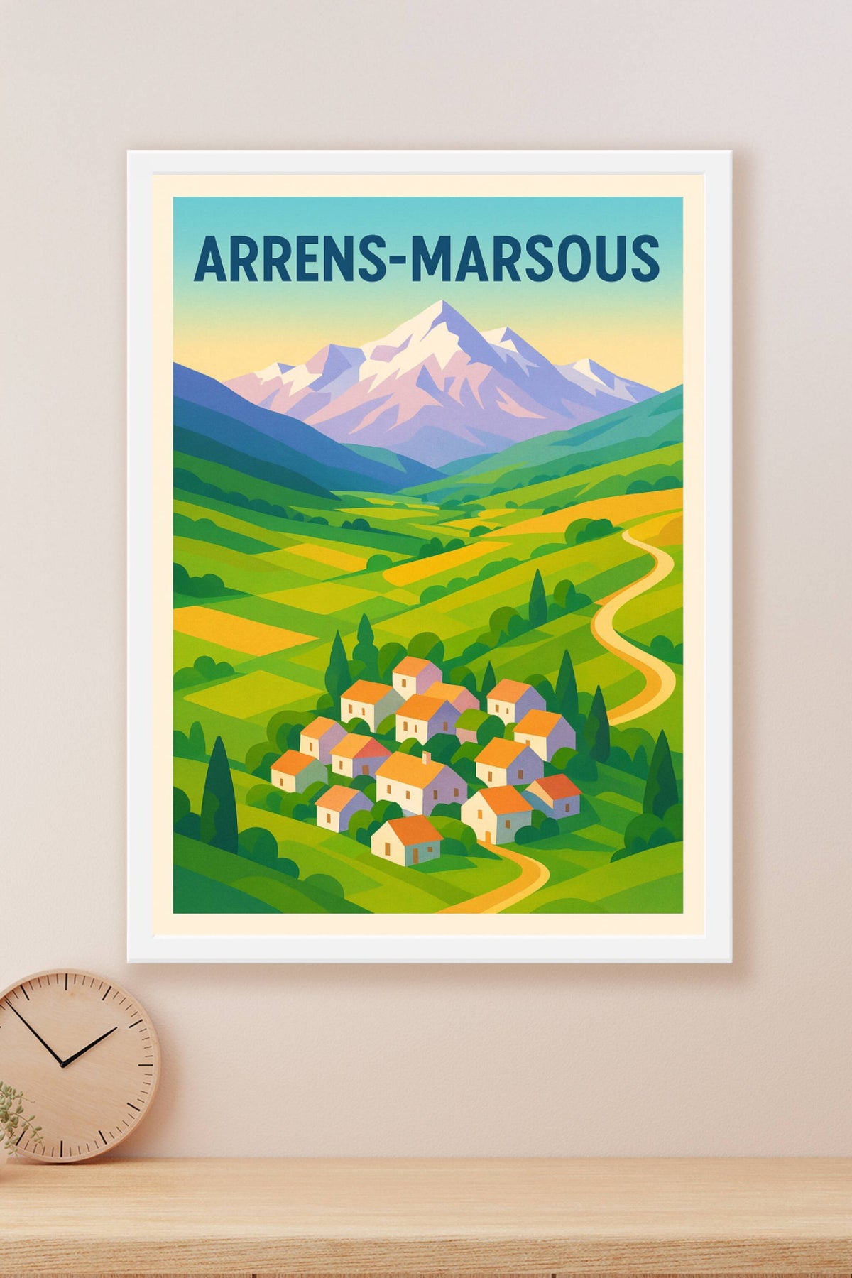 Affiche de Arrens-Marsous - Le charme authentique des Pyrénées