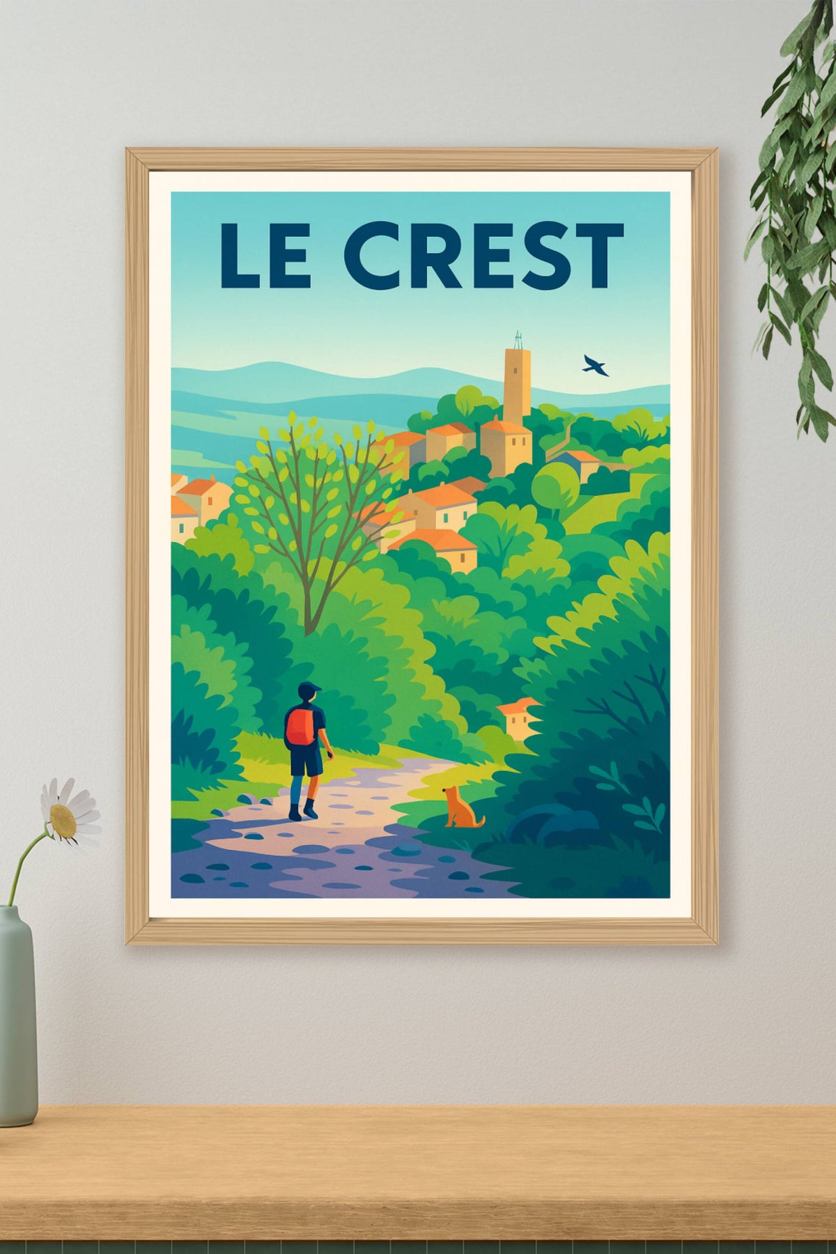 Affiche de Le Crest - Évasion nature et village pittoresque