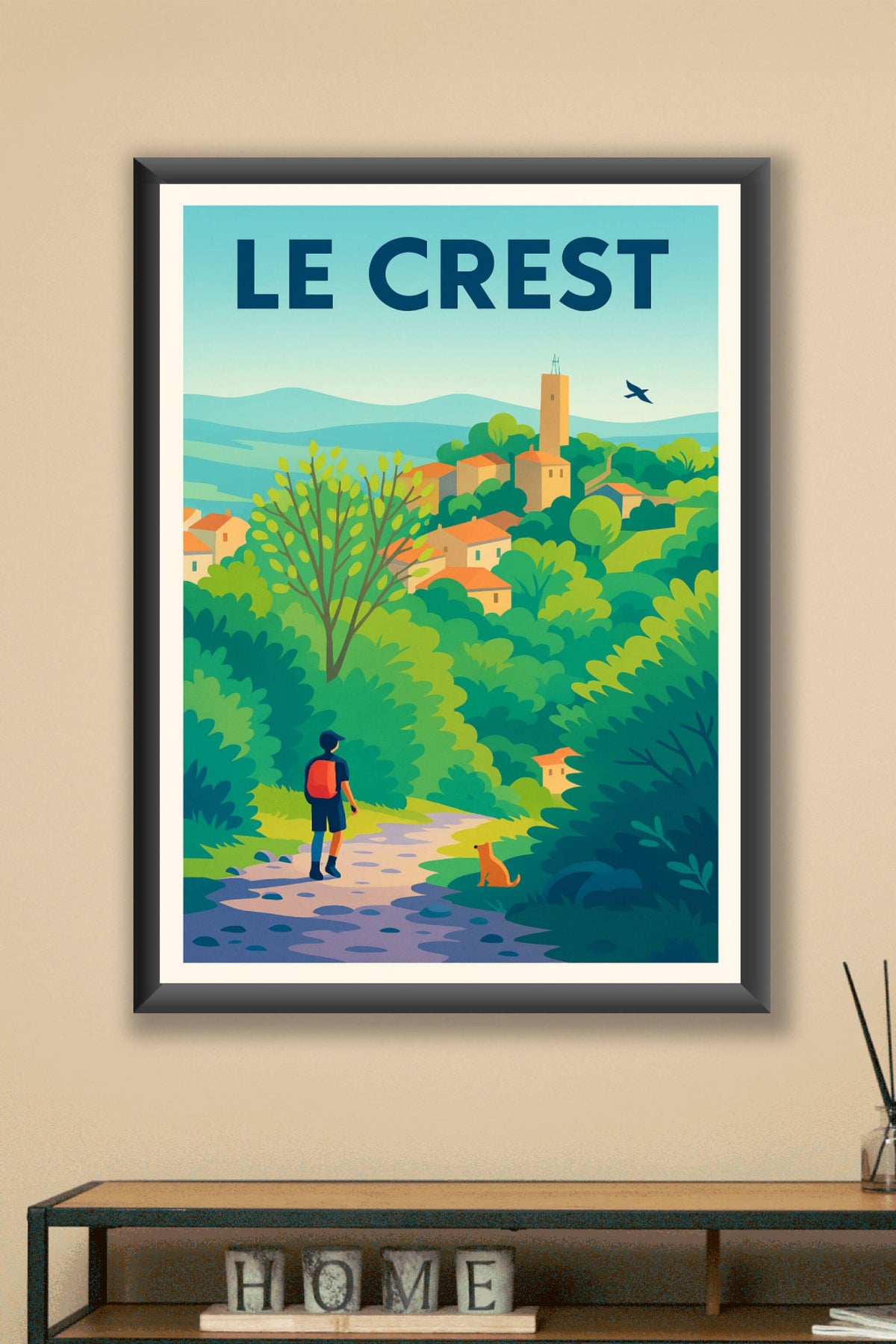 Affiche de Le Crest - Évasion nature et village pittoresque
