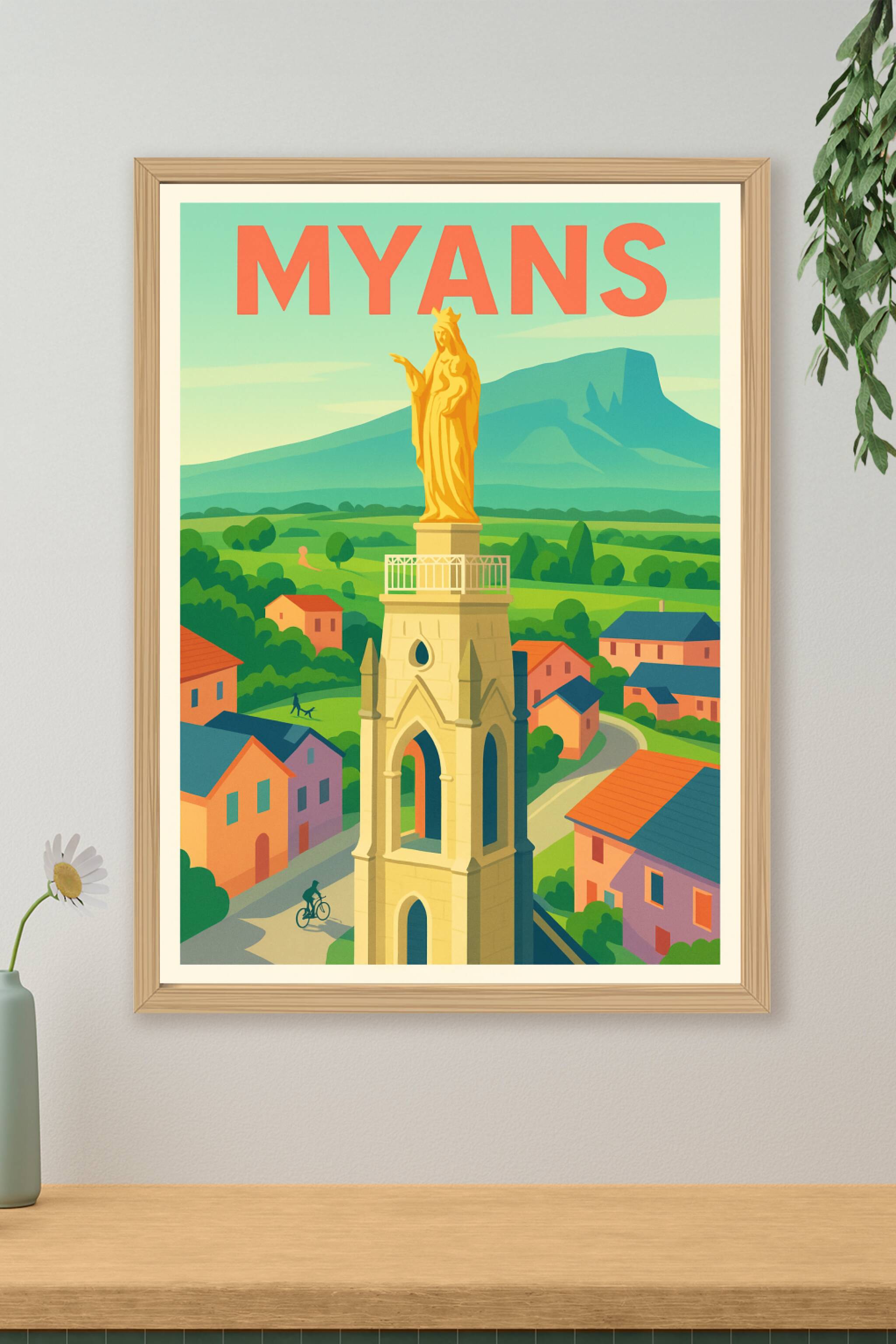 Affiche de Myans - Charme et sérénité au cœur de la nature