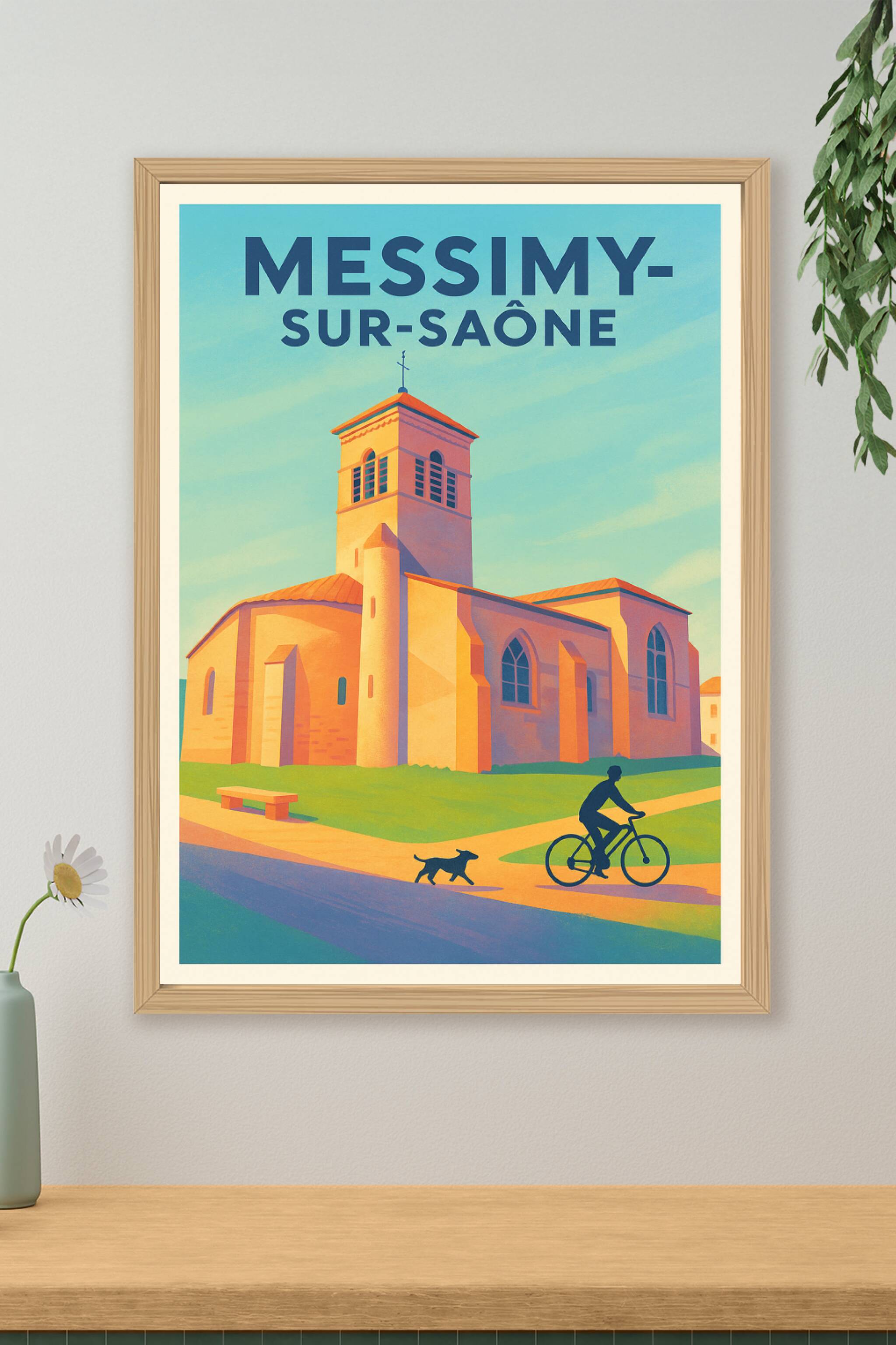 Affiche de Messimy-sur-Saône - Charme et sérénité au fil de l'eau