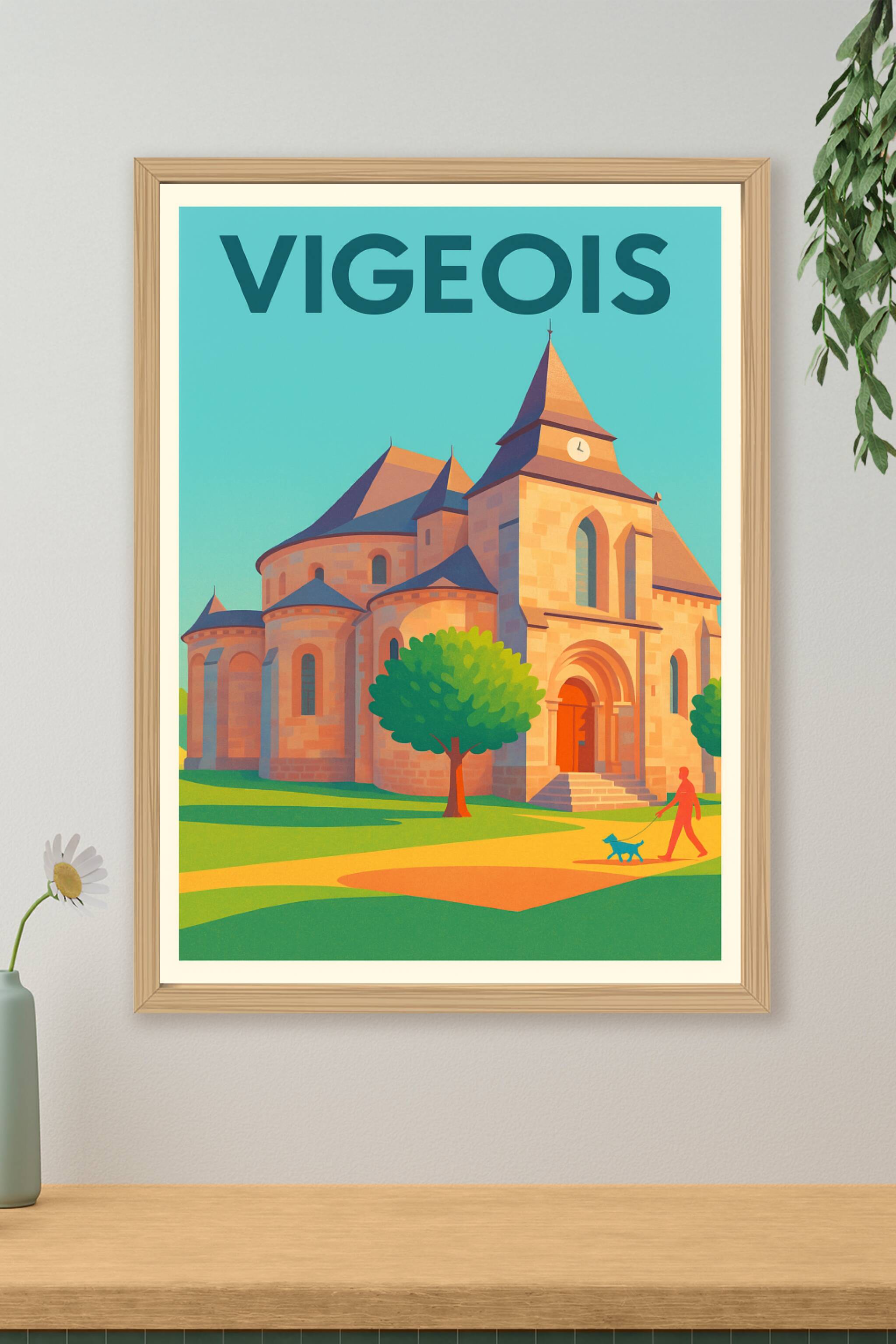 Affiche de Vigeois - Charme et sérénité d'un village authentique