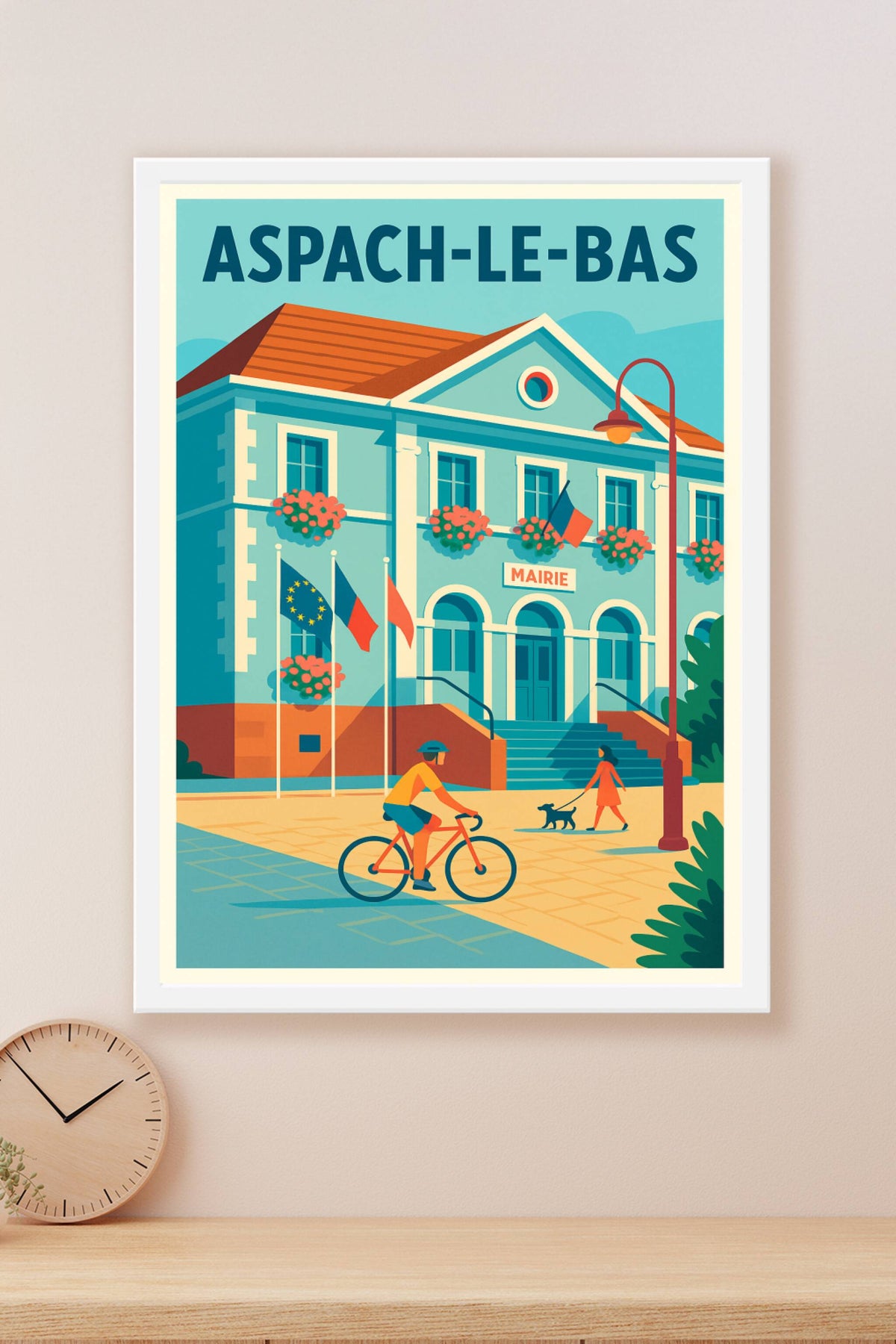 Affiche de Aspach-le-Bas - Charme et vie locale au cœur du village