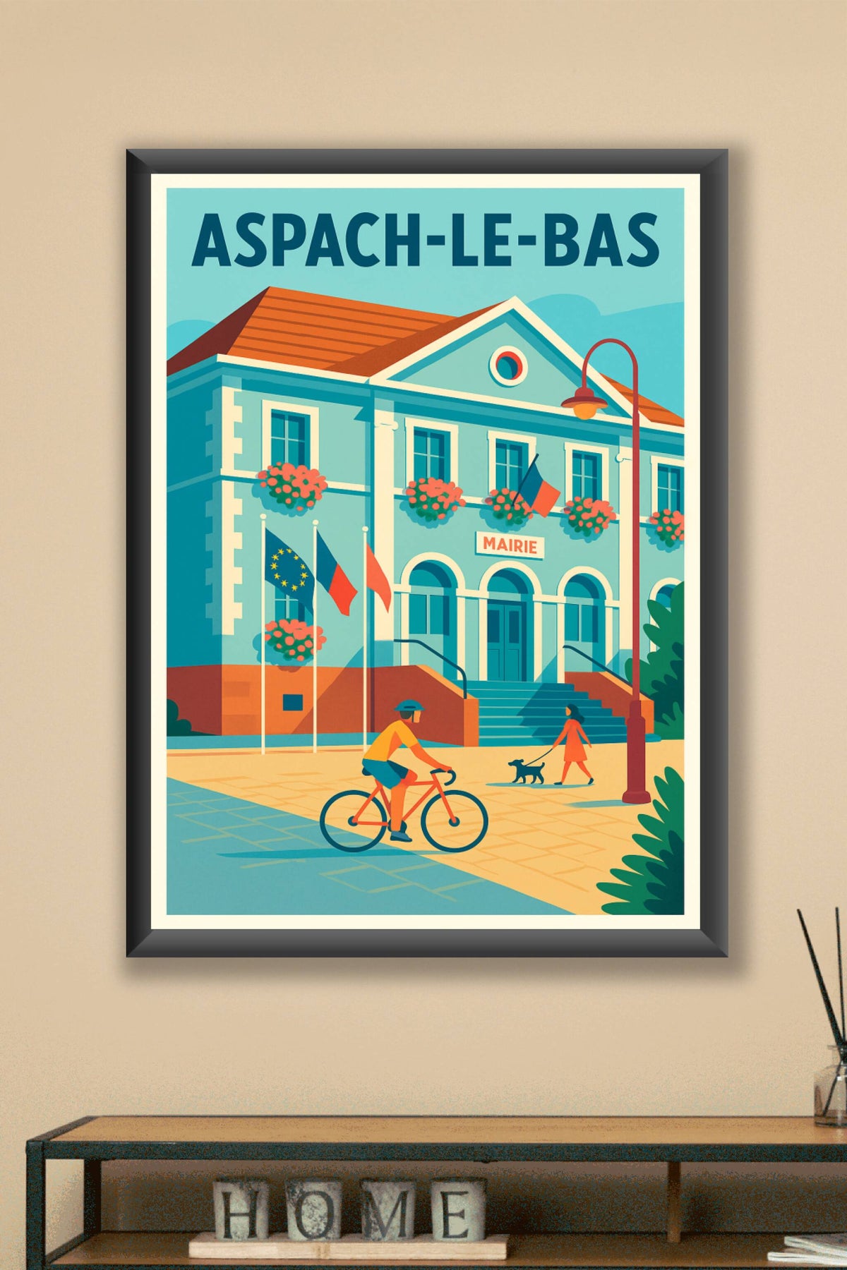 Affiche de Aspach-le-Bas - Charme et vie locale au cœur du village