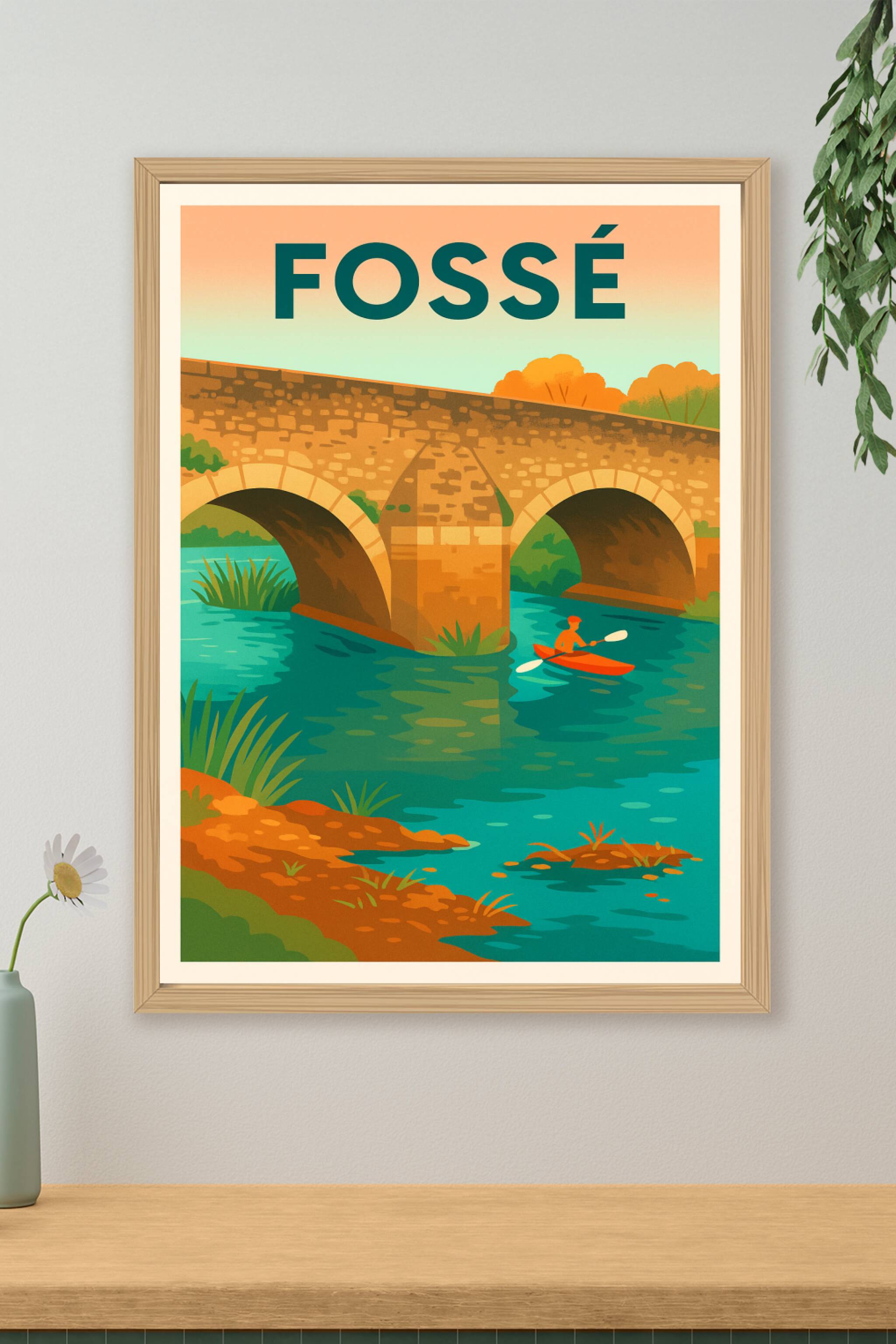Affiche de Fossé - Escapade paisible au fil de l'eau