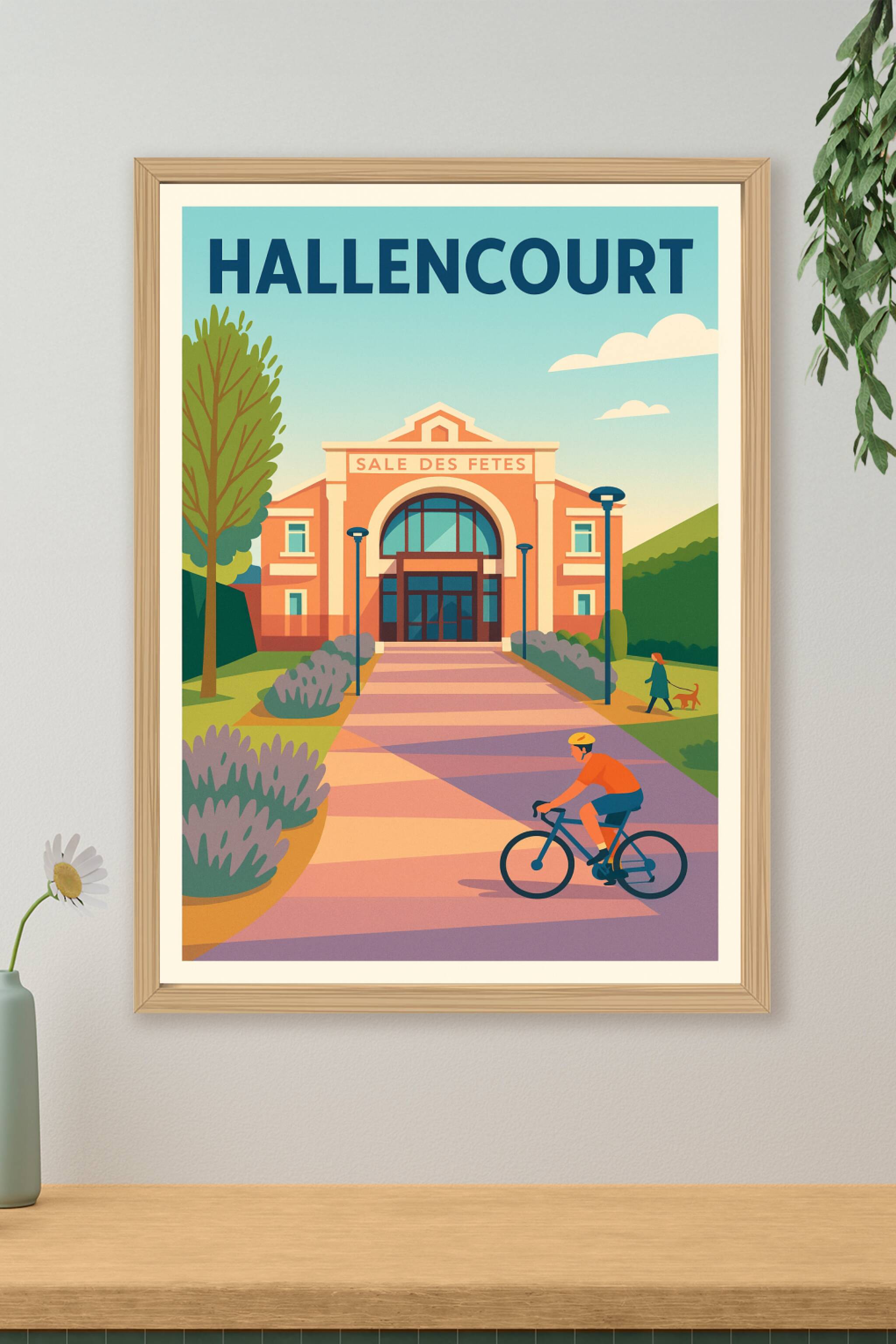 Affiche de Hallencourt - Charme et tranquillité au cœur de la salle des fêtes