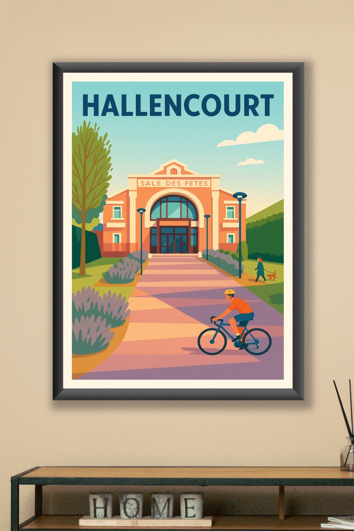 Affiche de Hallencourt - Charme et tranquillité au cœur de la salle des fêtes