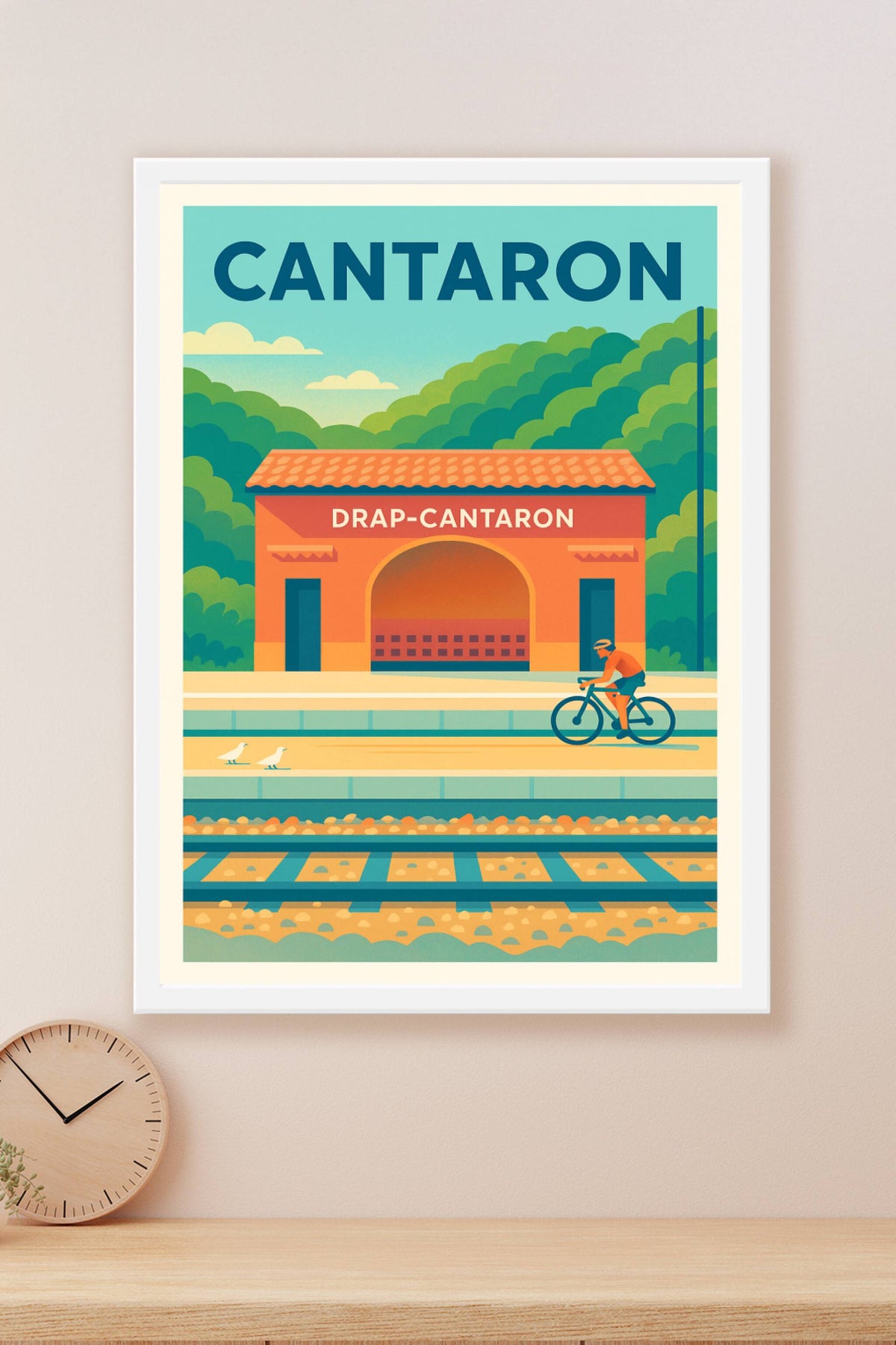 Affiche de Cantaron - L'élégance du Sud en poster vintage
