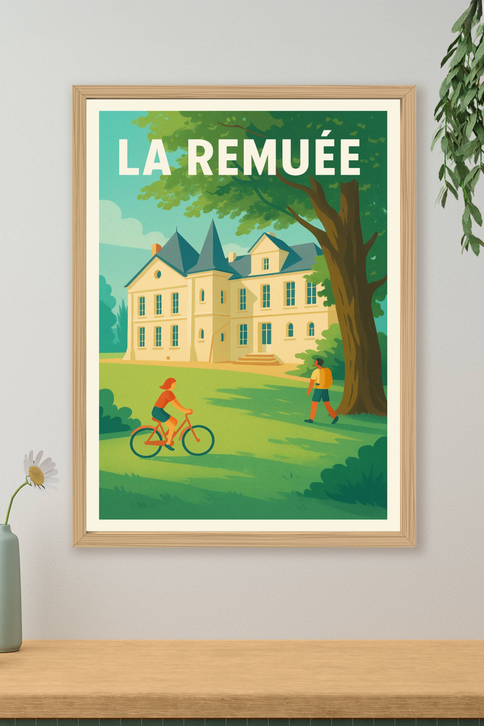 Affiche de La Remuée - Invitation à la sérénité normande