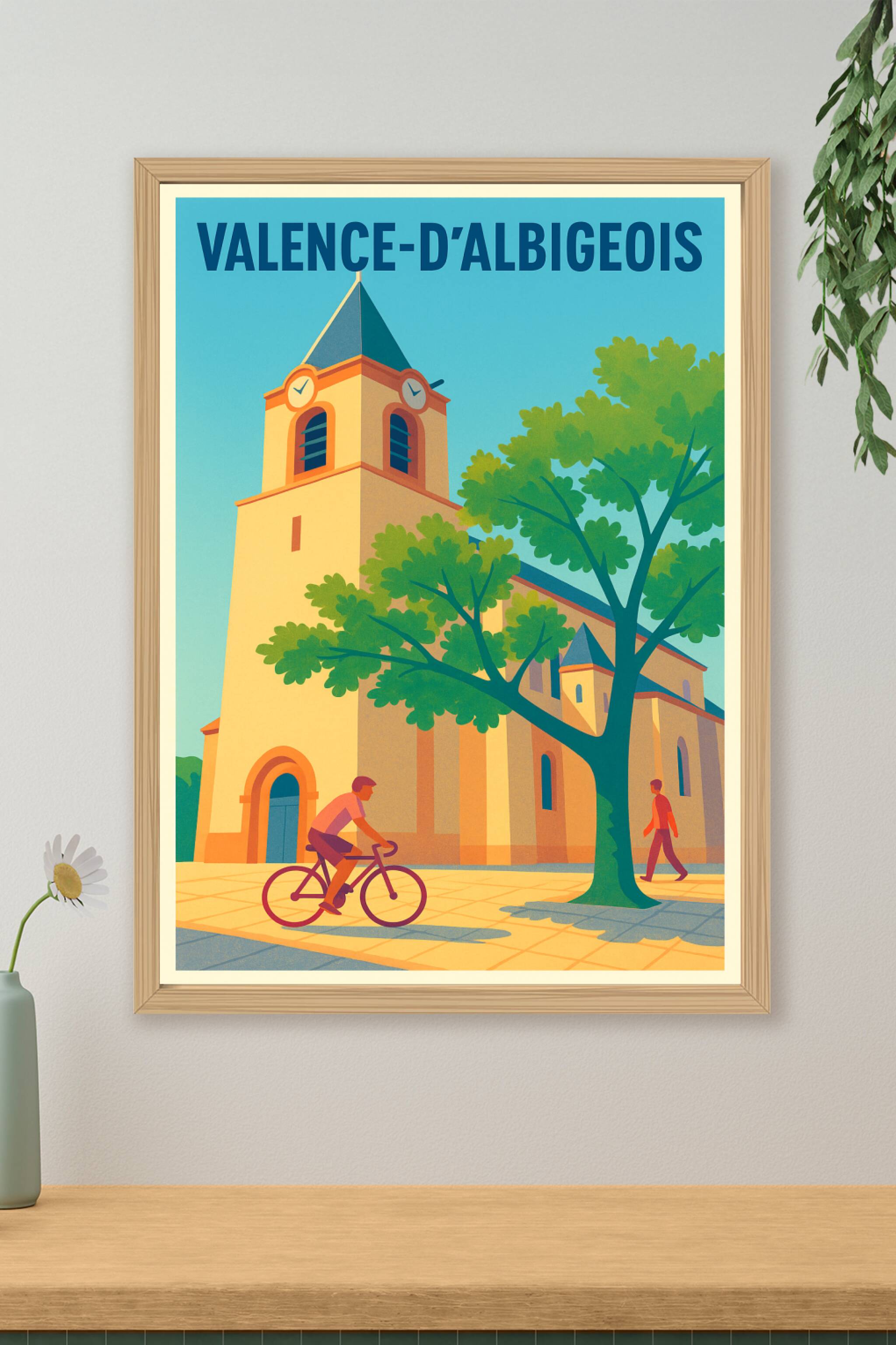 Affiche de Valence-d'Albigeois - Charme et sérénité au cœur du village