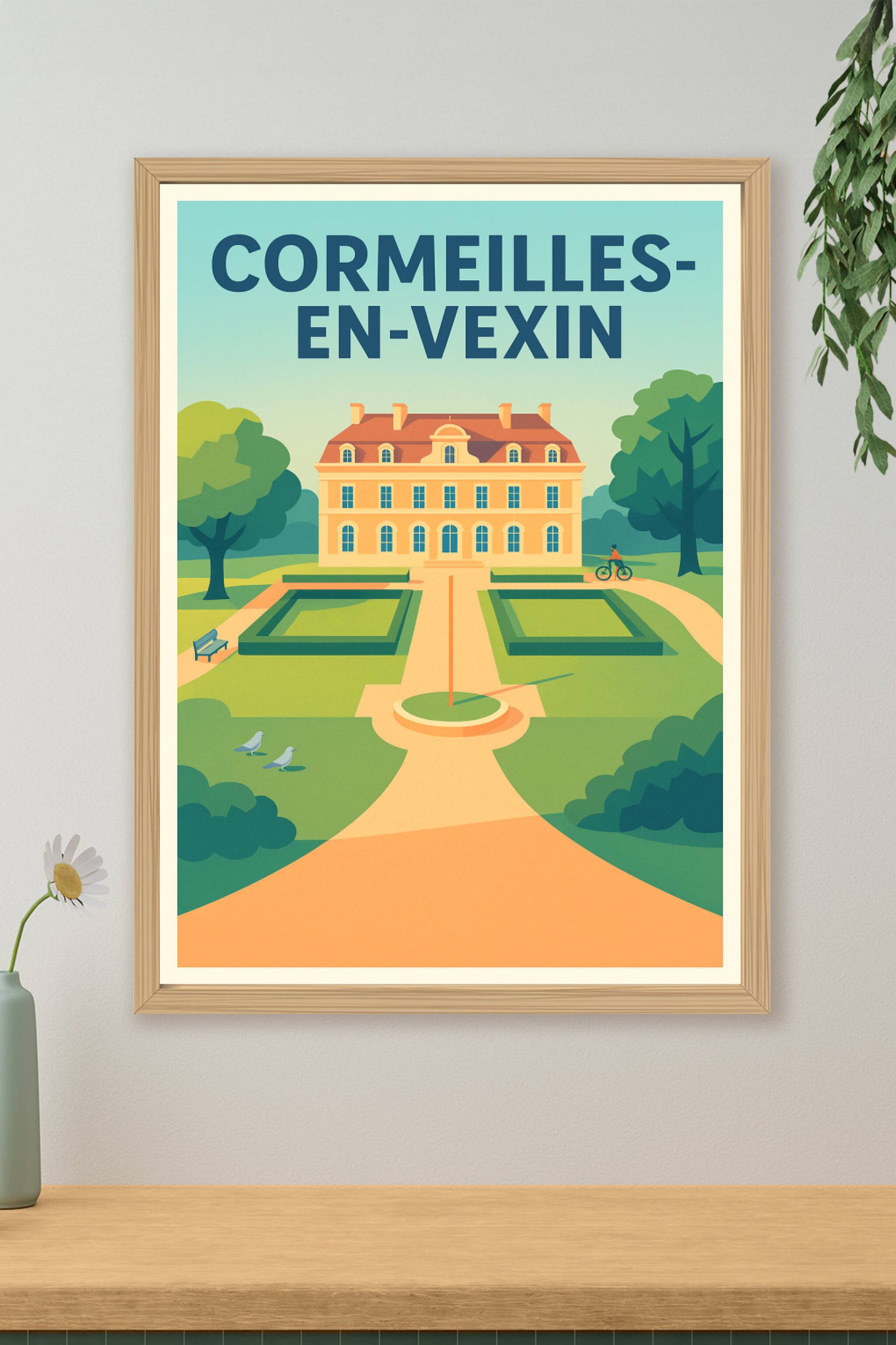 Affiche de Cormeilles-en-Vexin - Élégance et sérénité au cœur du Vexin