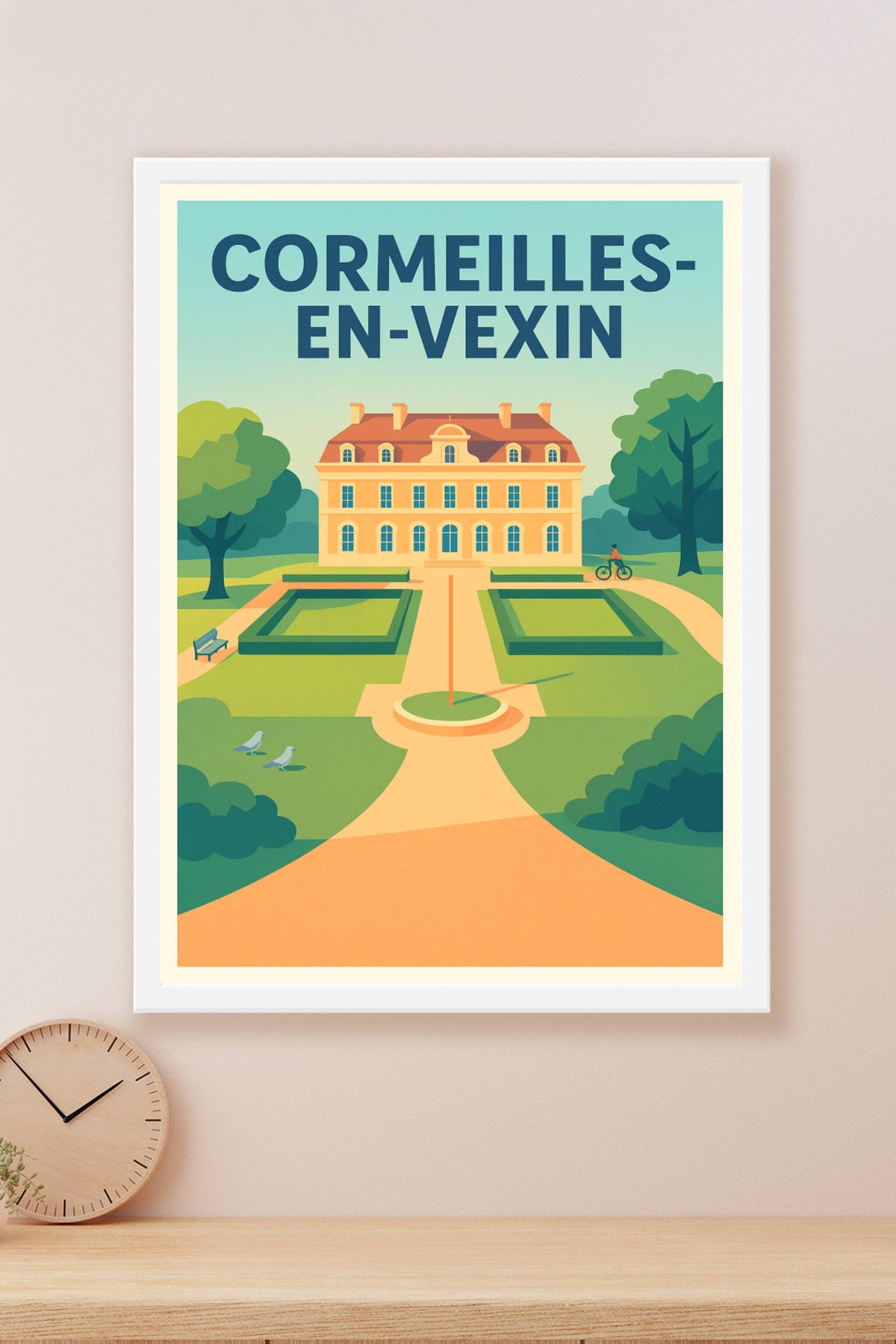 Affiche de Cormeilles-en-Vexin - Élégance et sérénité au cœur du Vexin