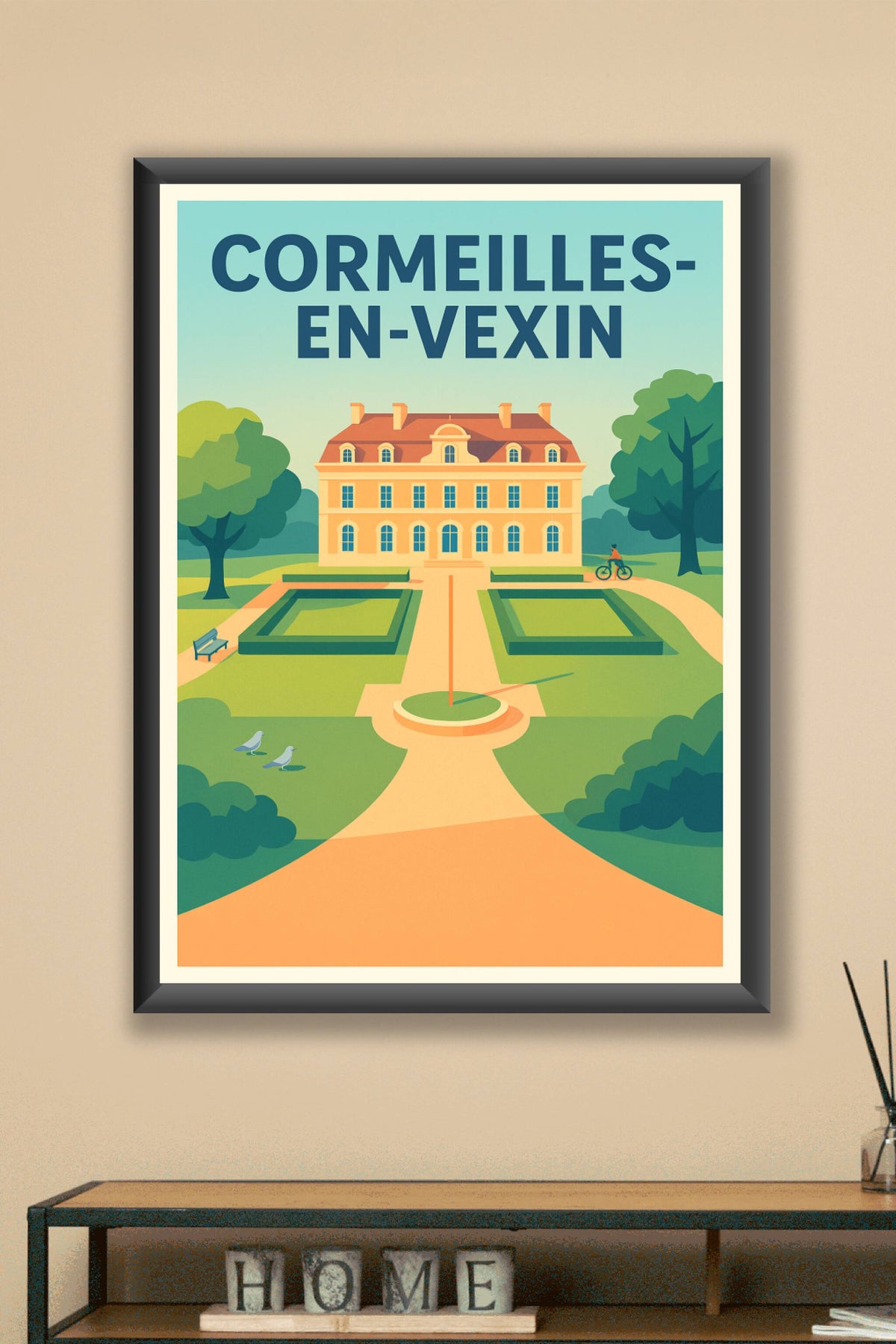 Affiche de Cormeilles-en-Vexin - Élégance et sérénité au cœur du Vexin