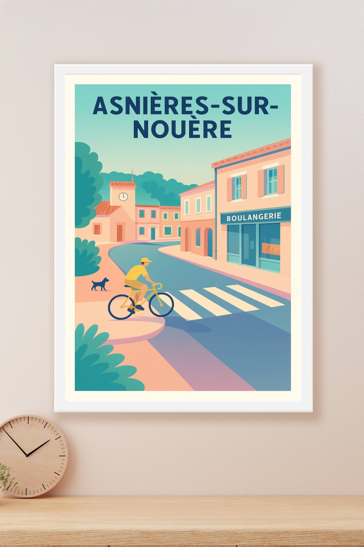 Affiche de Asnières-sur-Nouère - Le charme paisible d'un village typique
