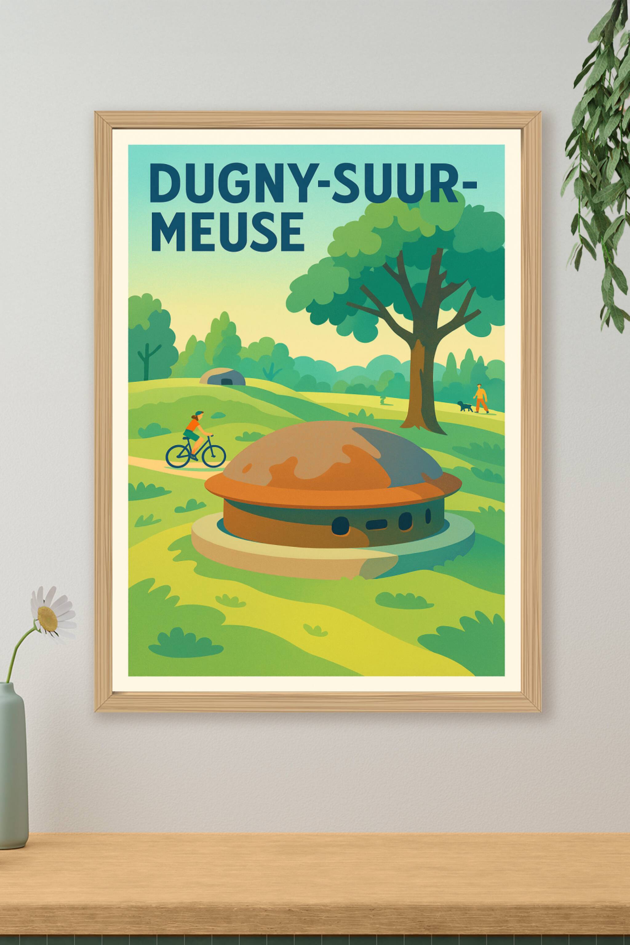 Affiche de Dugny-sur-Meuse - Havre de paix et nature préservée