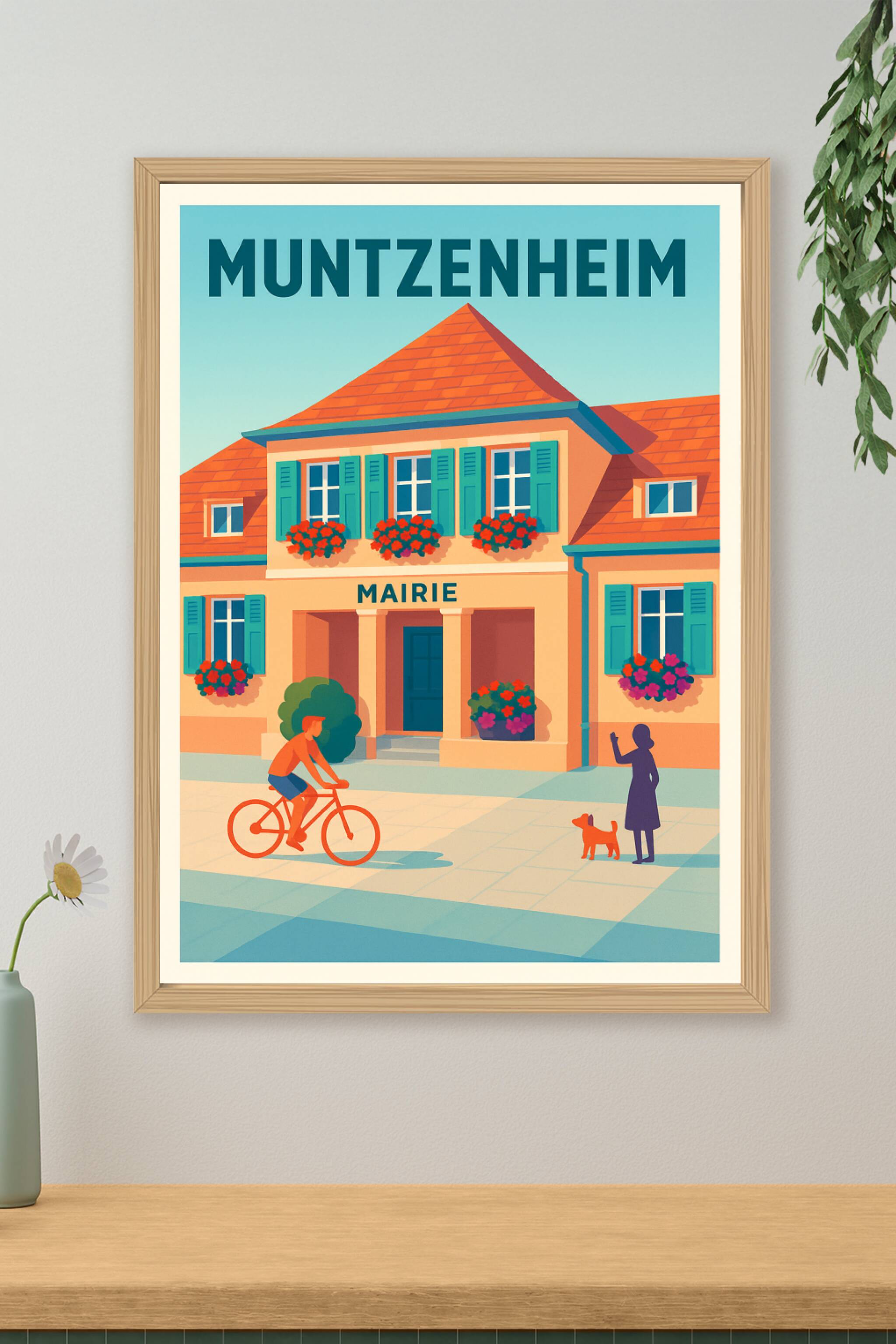 Affiche de Muntzenheim - Charme et tranquillité au cœur du village