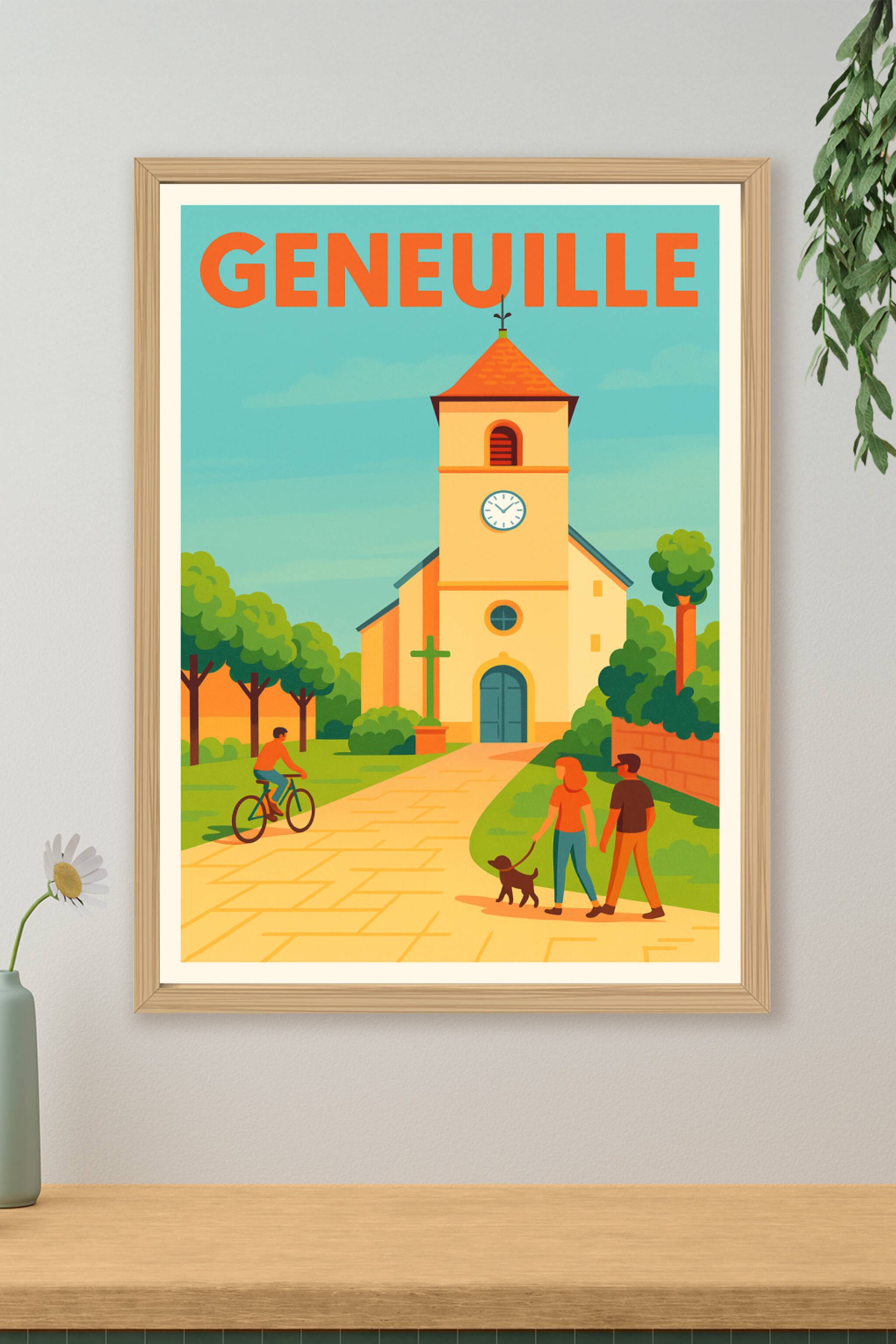 Affiche de Geneuille - Charme et sérénité au cœur du village