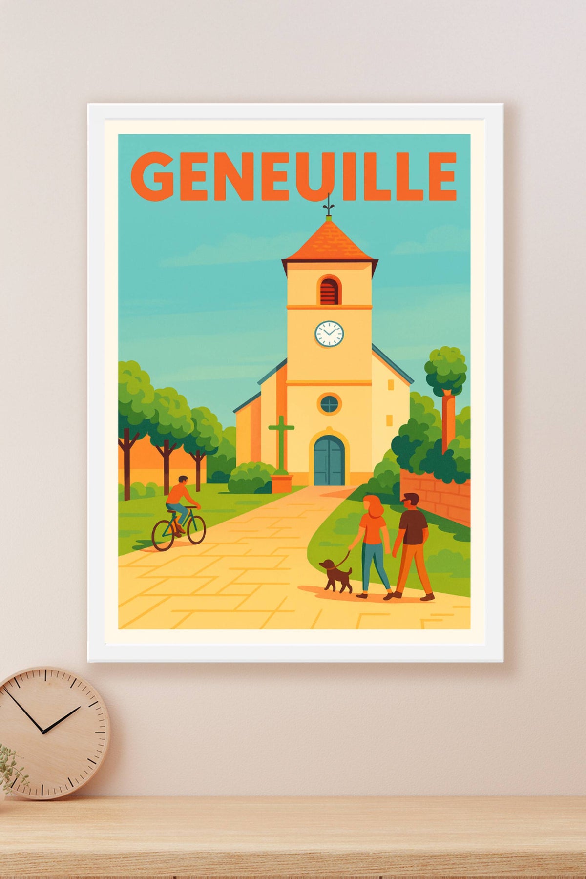 Affiche de Geneuille - Charme et sérénité au cœur du village