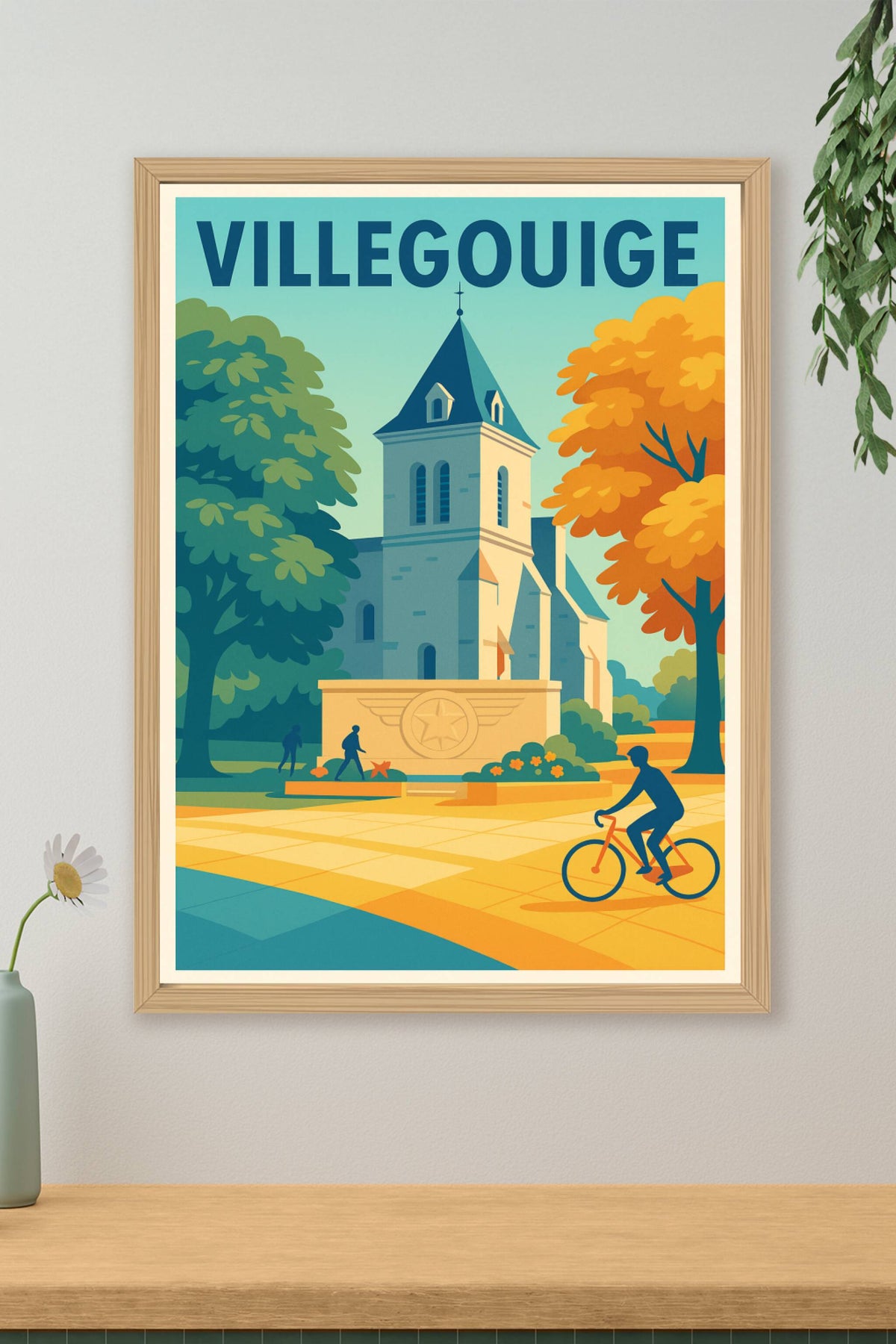 Affiche de Villegouge - Charme paisible et naturel