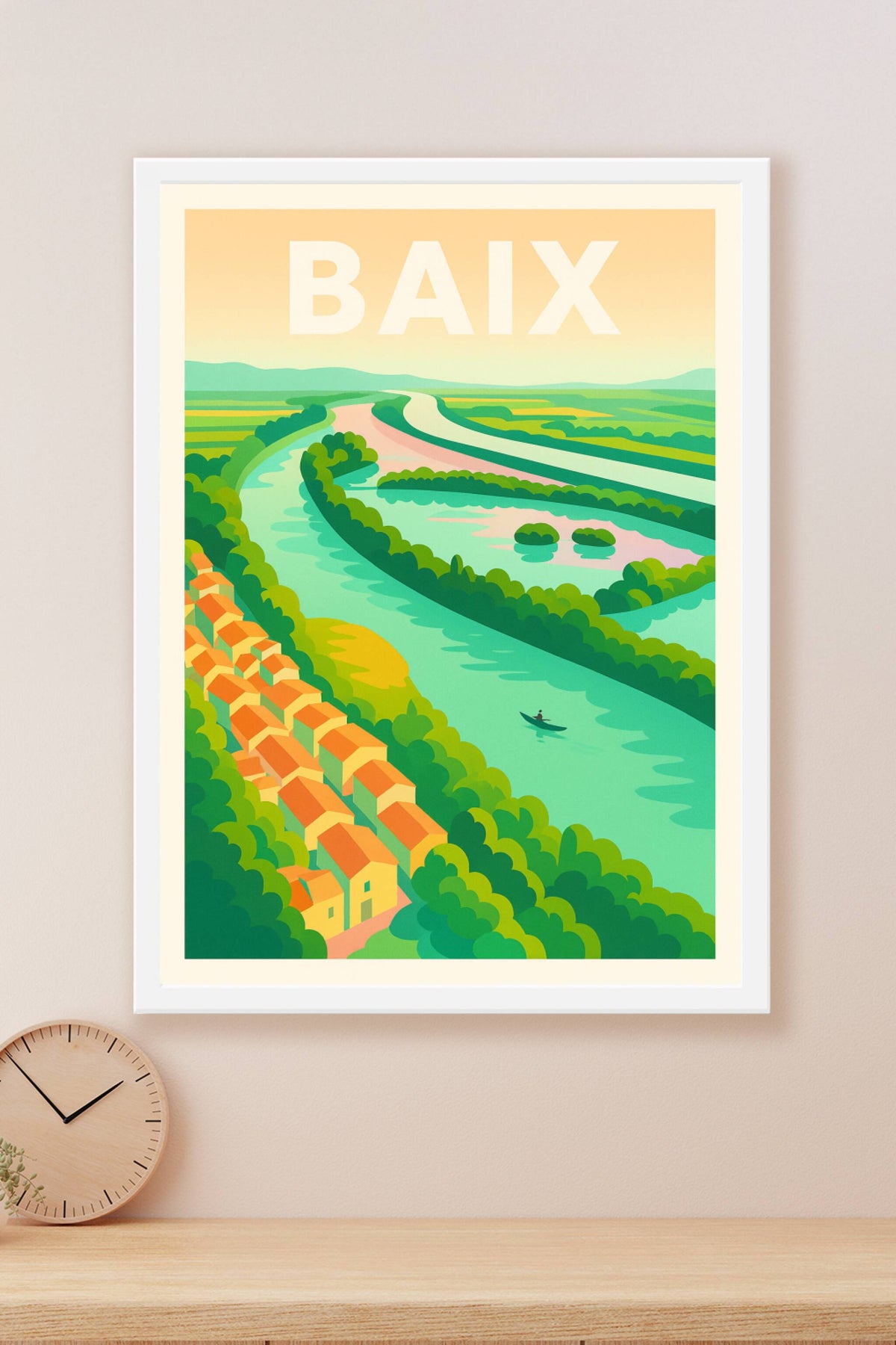 Affiche de Baix - Évasion nature au fil de la rivière