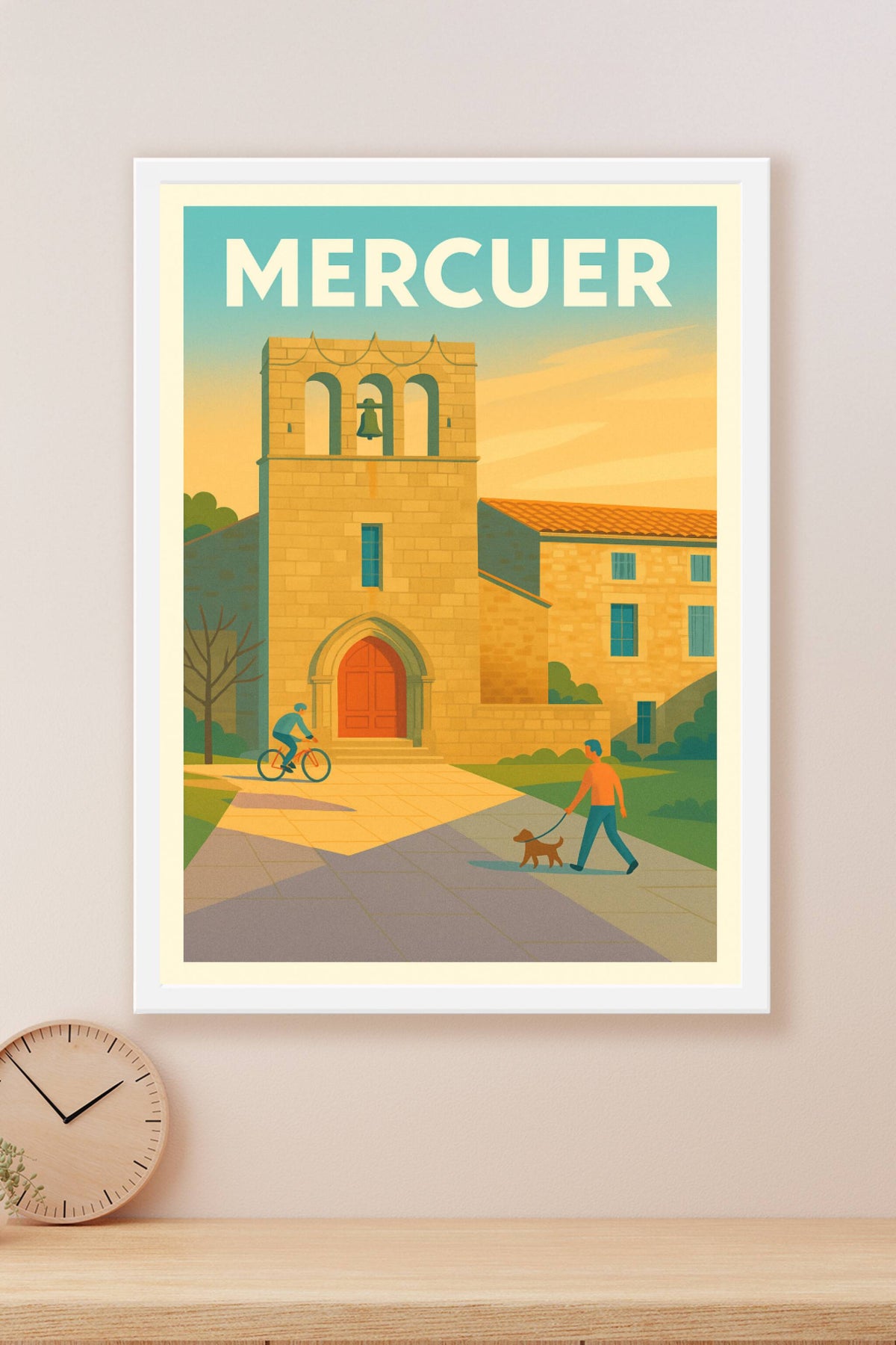 Affiche de Mercuer - Charme paisible en Ardèche