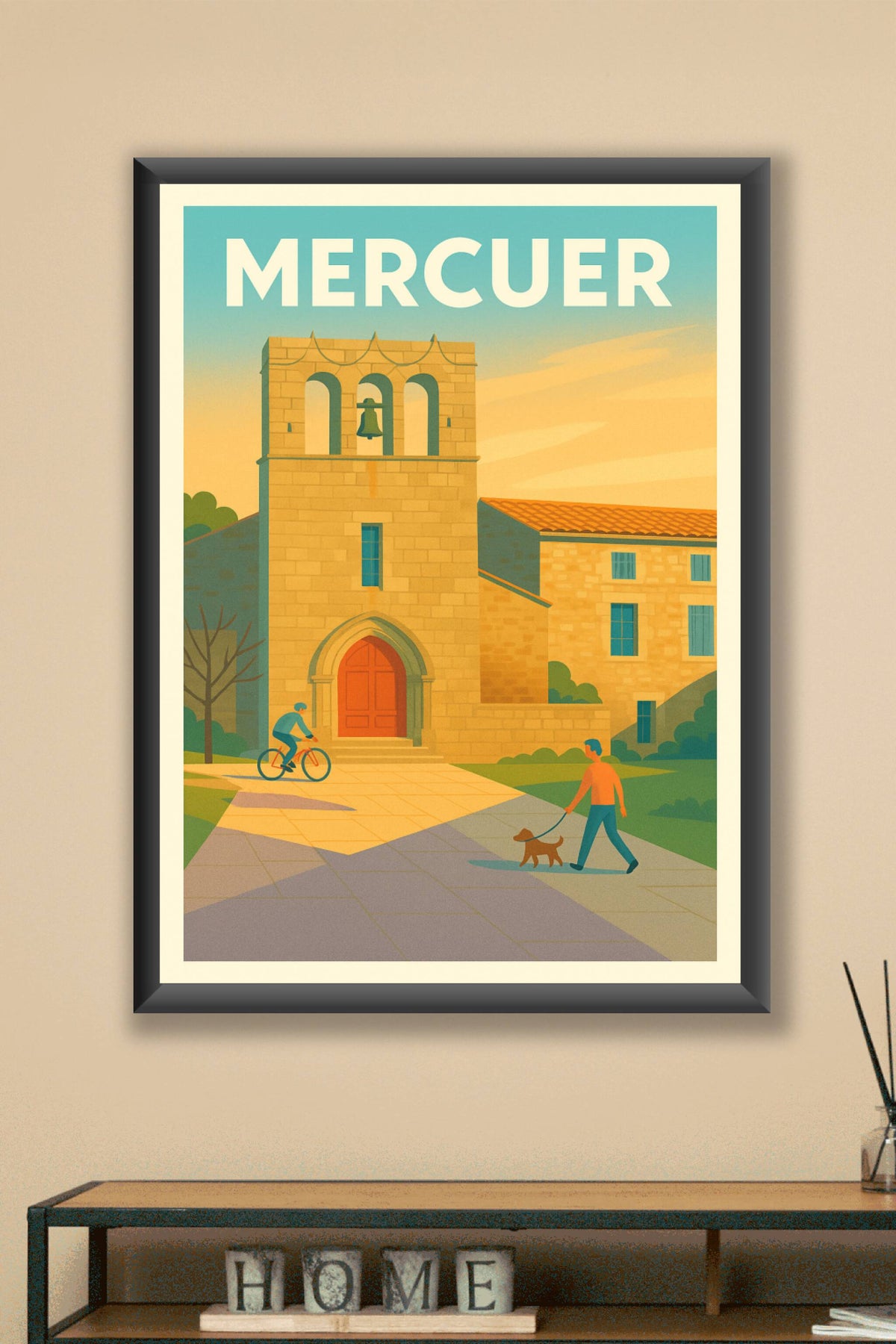 Affiche de Mercuer - Charme paisible en Ardèche