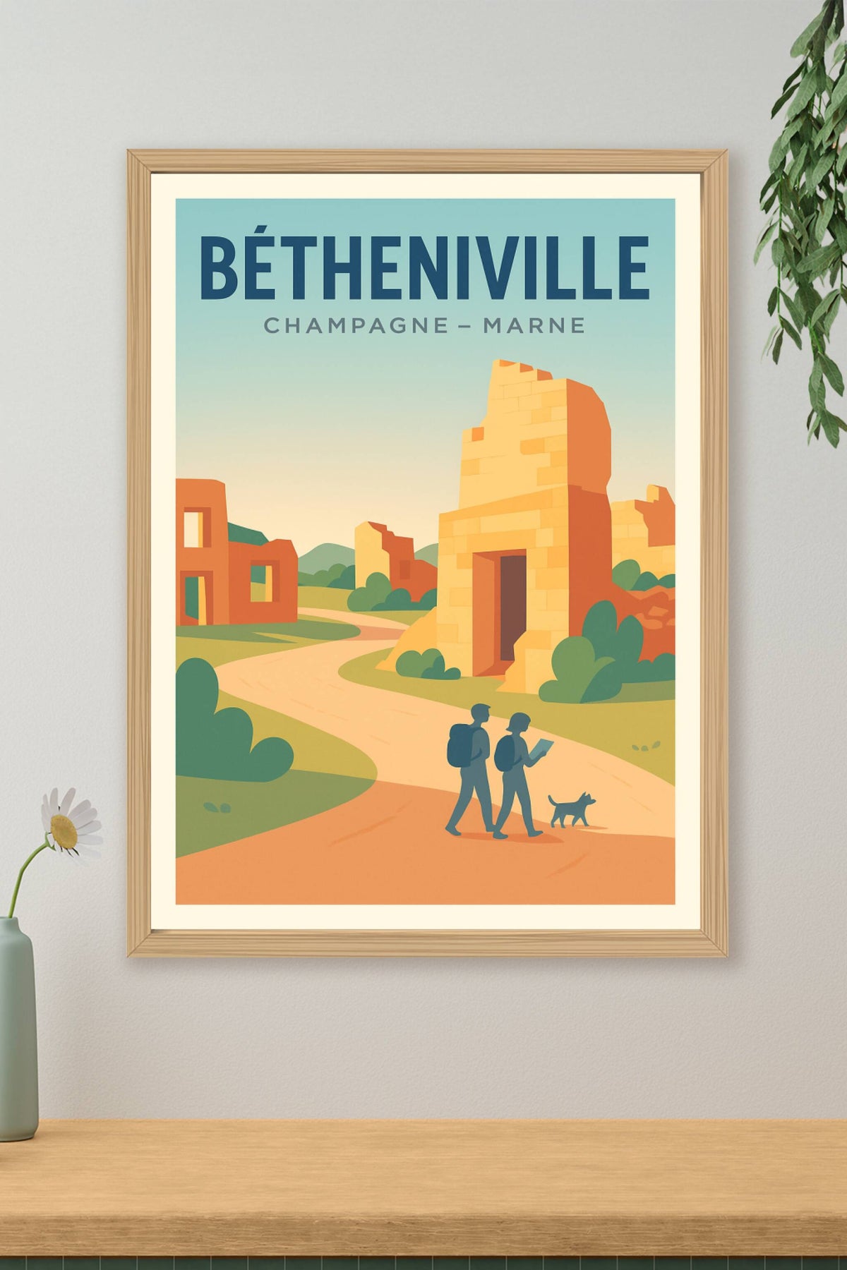 Affiche de Bétheniville - Découvrez l'authenticité champenoise