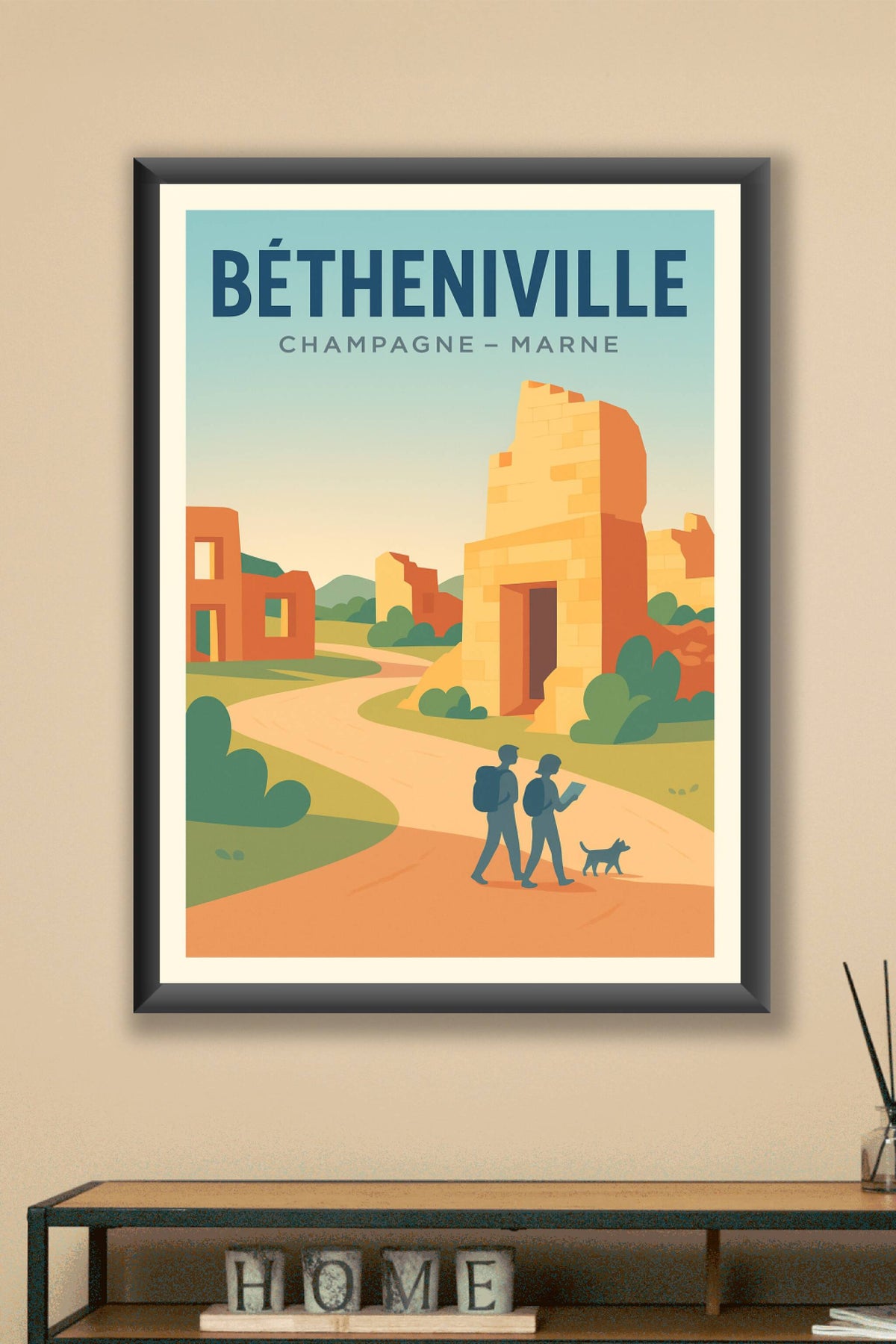 Affiche de Bétheniville - Découvrez l'authenticité champenoise