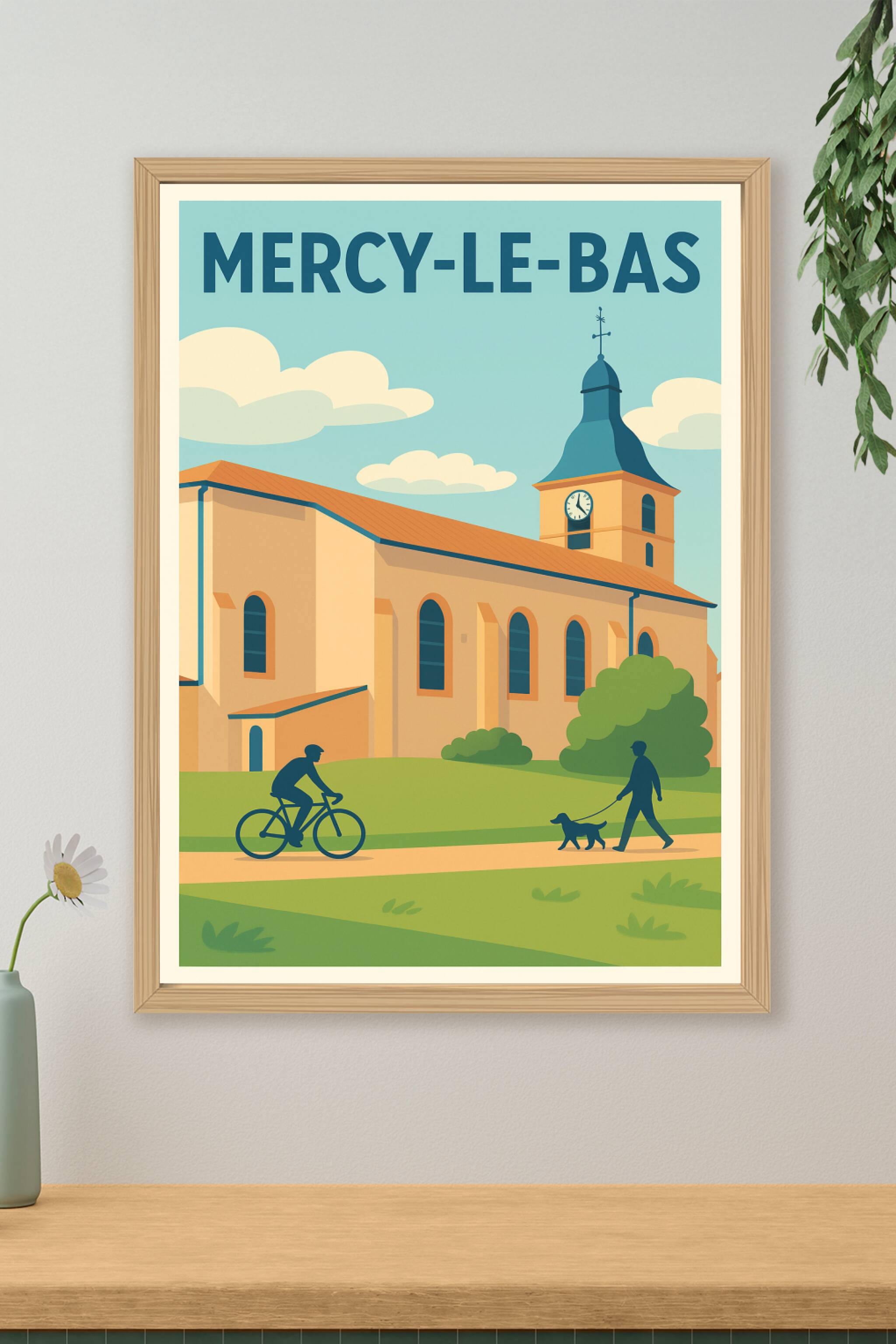 Affiche de Mercy-le-Bas - Charme paisible au cœur du village