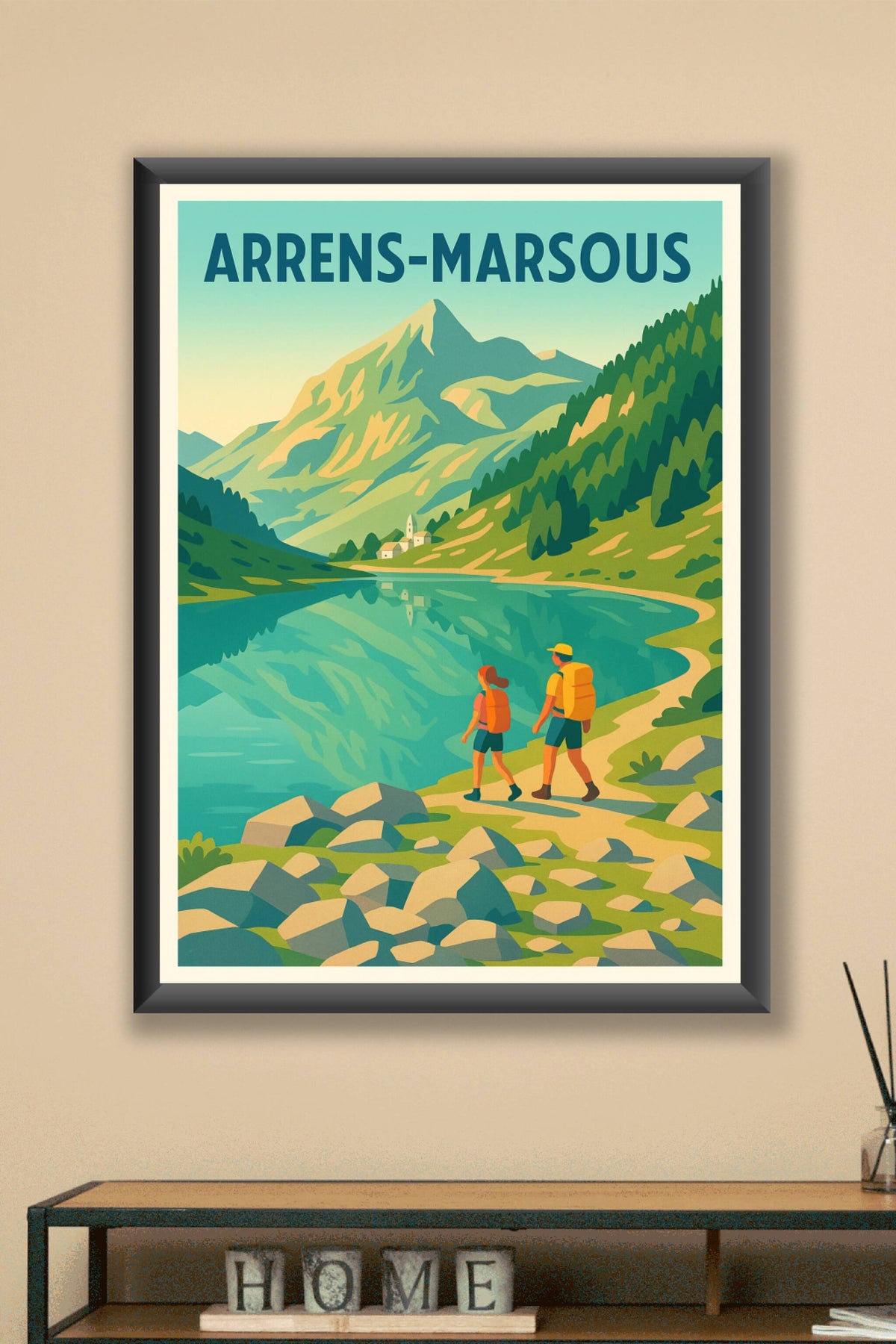 Affiche de Arrens-Marsous - Évasion et randonnée au cœur des Pyrénées