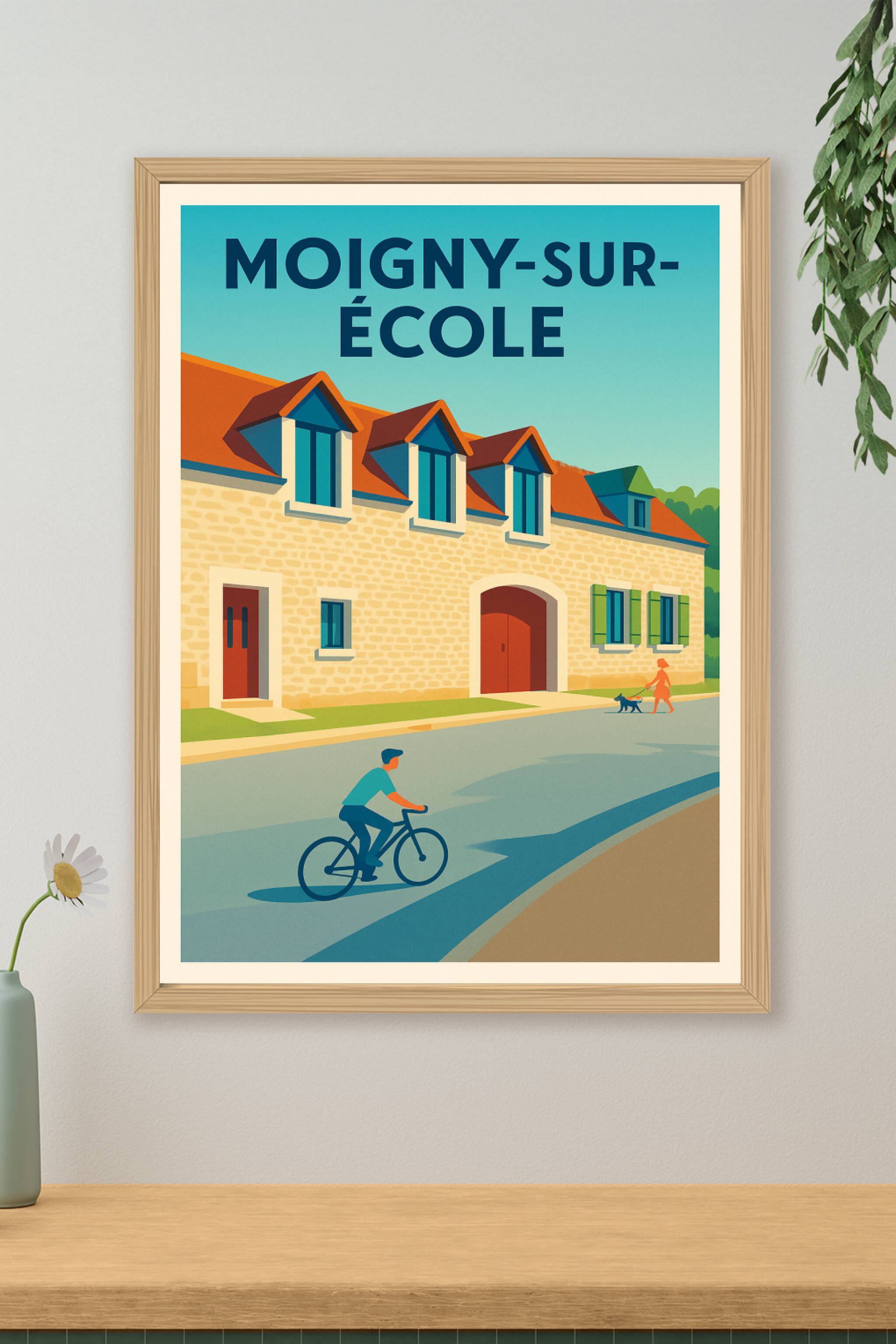 Affiche de Moigny-sur-École - Charme et quiétude d'un village authentique