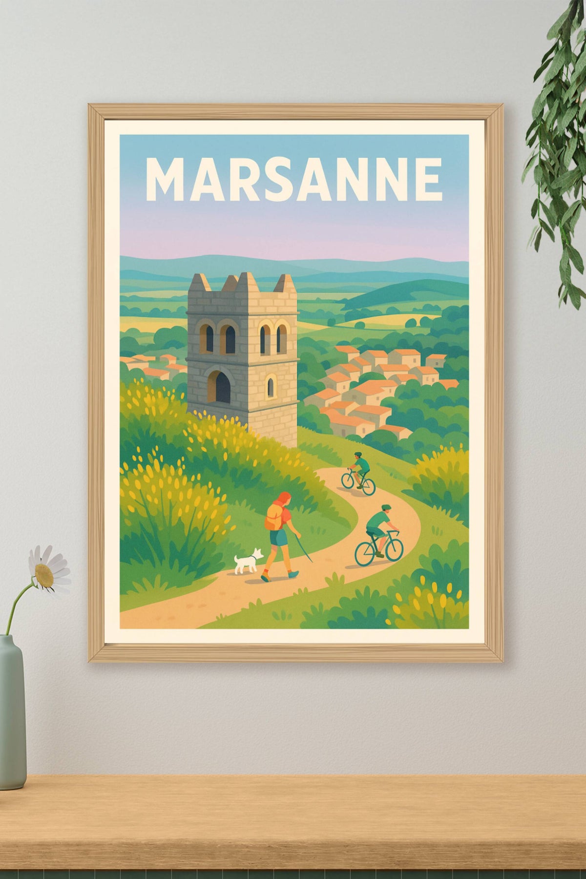Affiche de Marsanne - Explorez la douceur de la campagne provençale