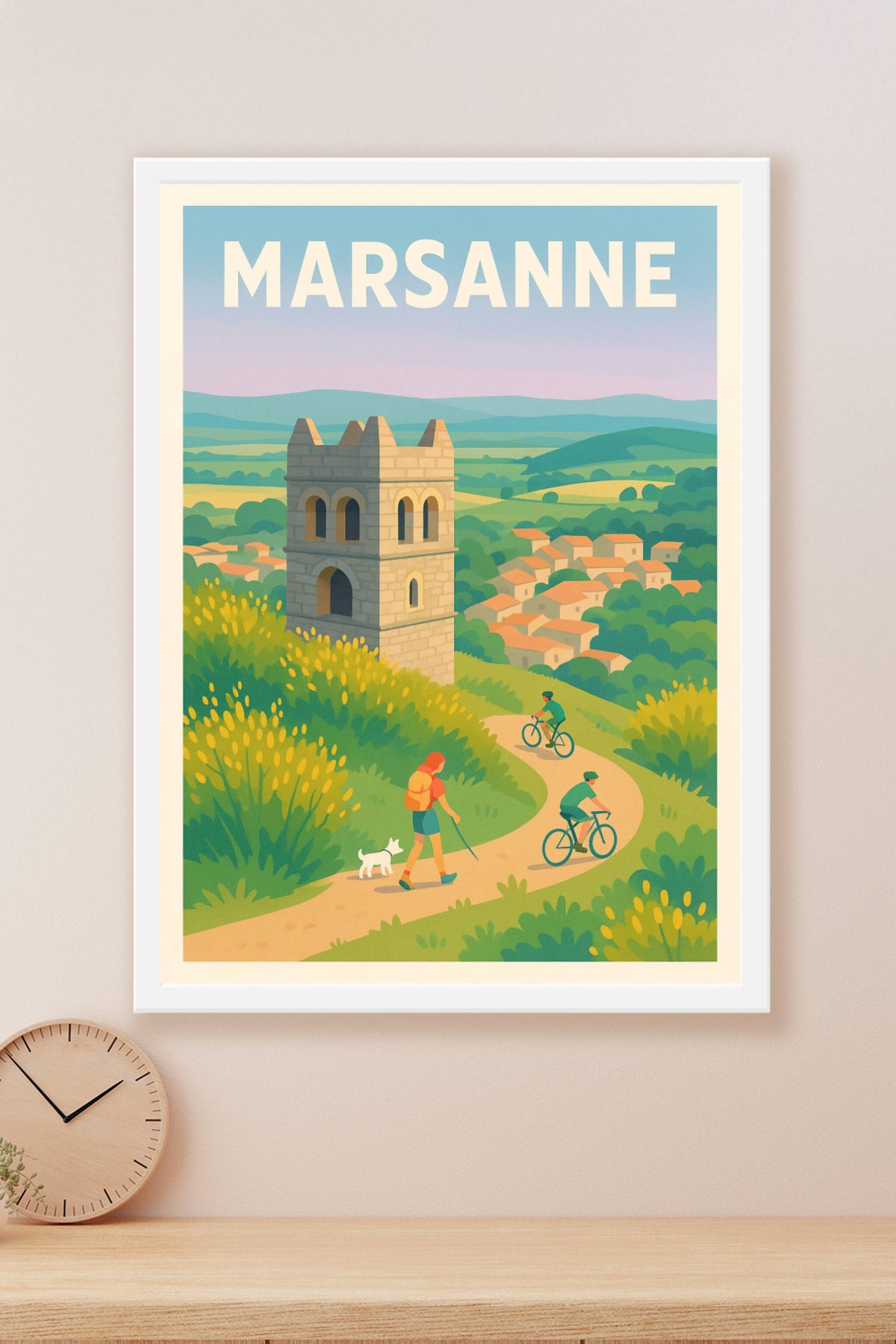 Affiche de Marsanne - Explorez la douceur de la campagne provençale
