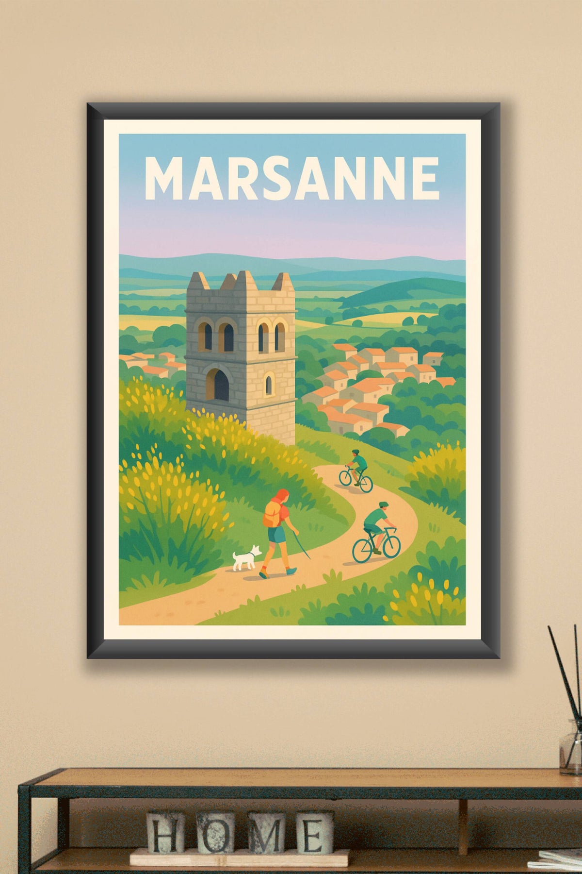 Affiche de Marsanne - Explorez la douceur de la campagne provençale