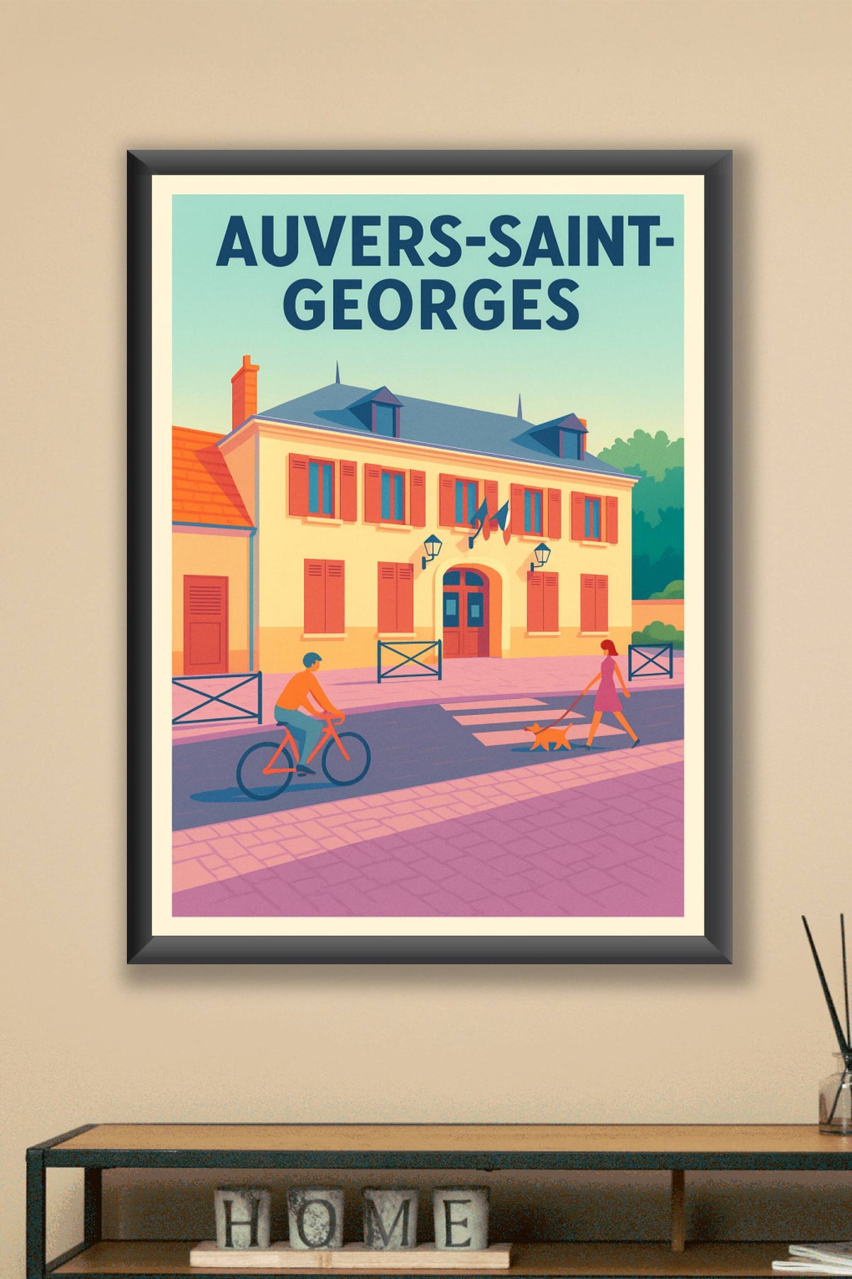 Affiche de Auvers-Saint-Georges - Charme et douceur de vie à partager