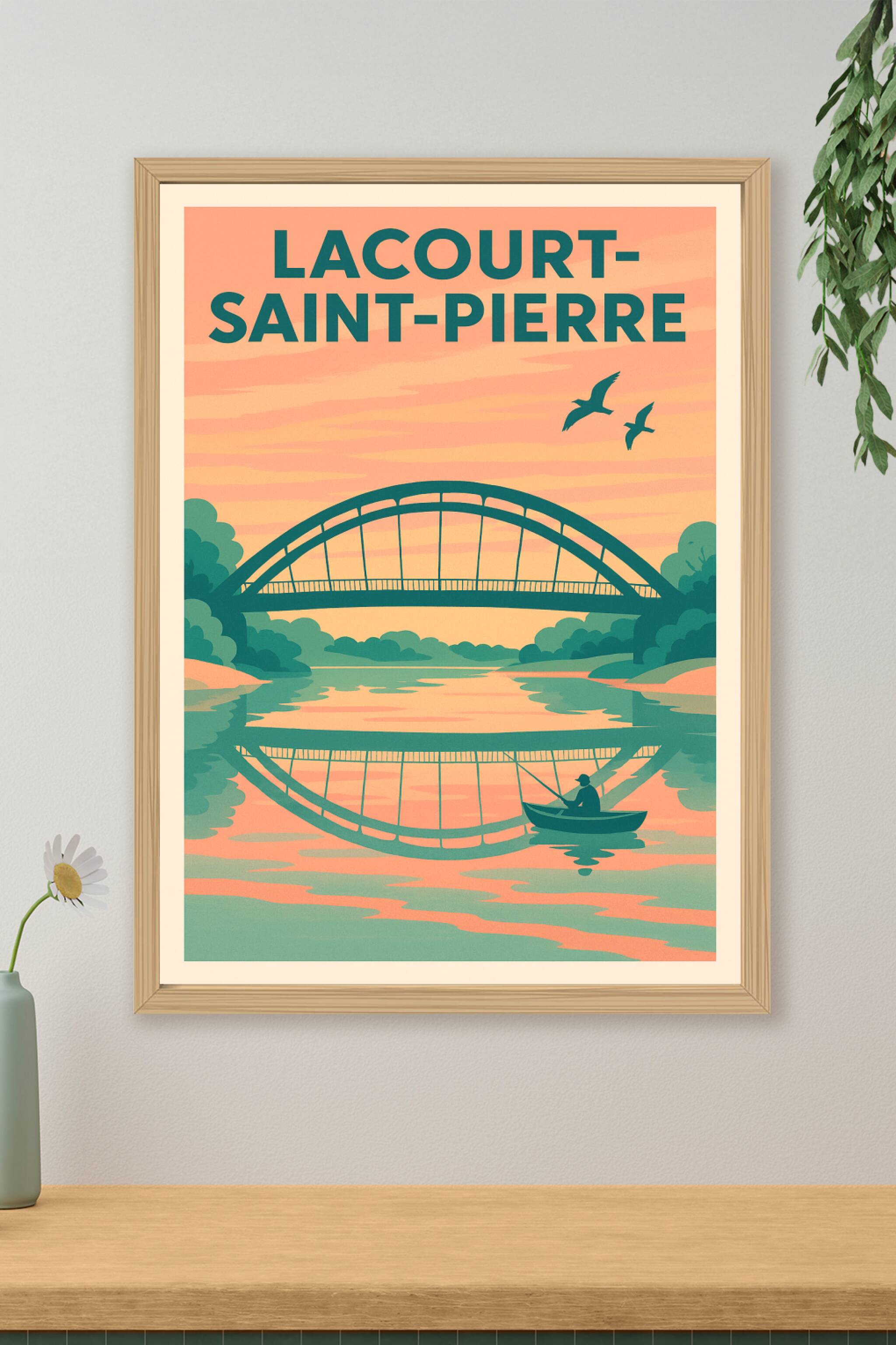 Affiche de Lacourt-Saint-Pierre - Tranquillité au fil de l'eau