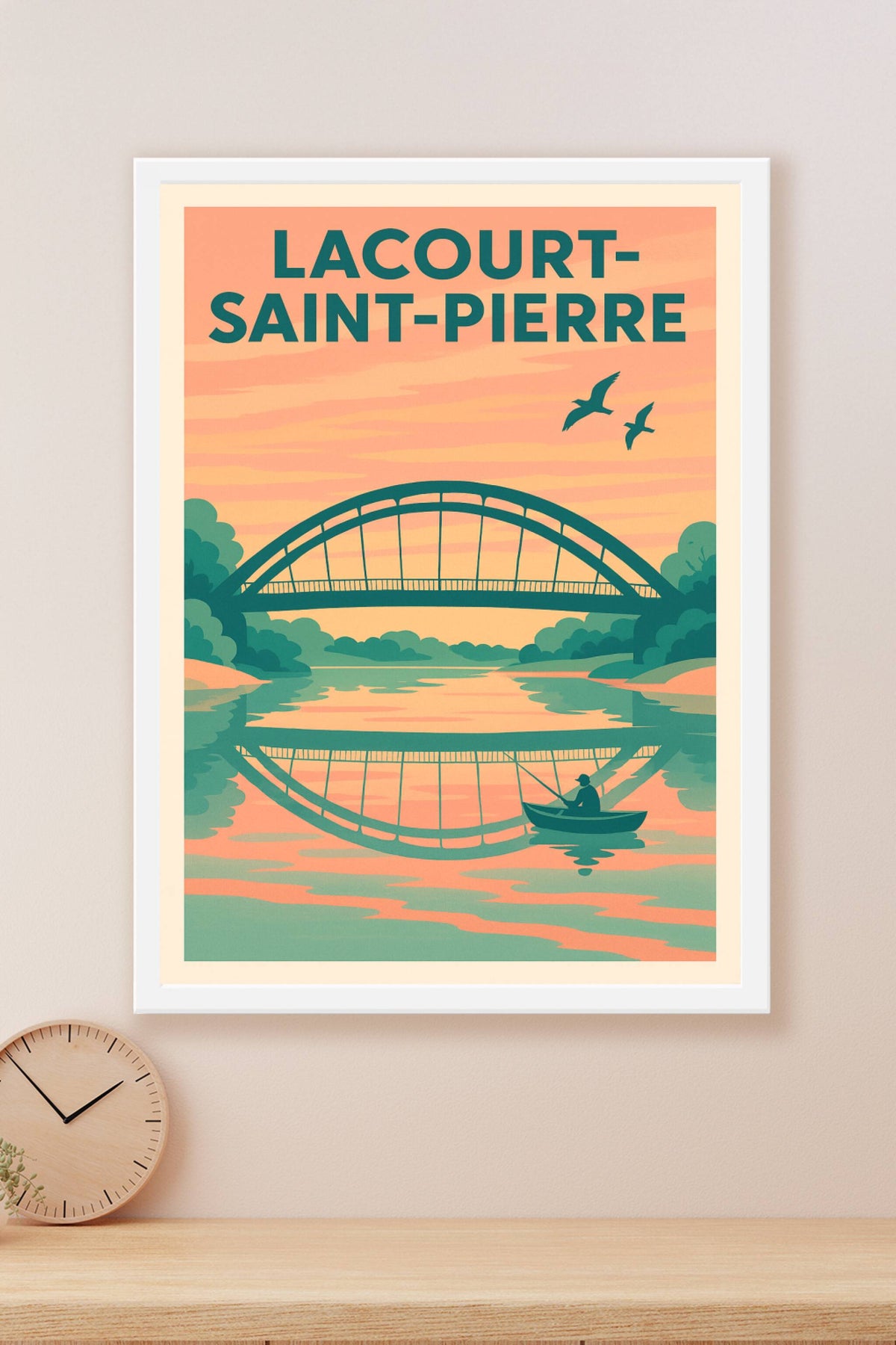 Affiche de Lacourt-Saint-Pierre - Tranquillité au fil de l'eau