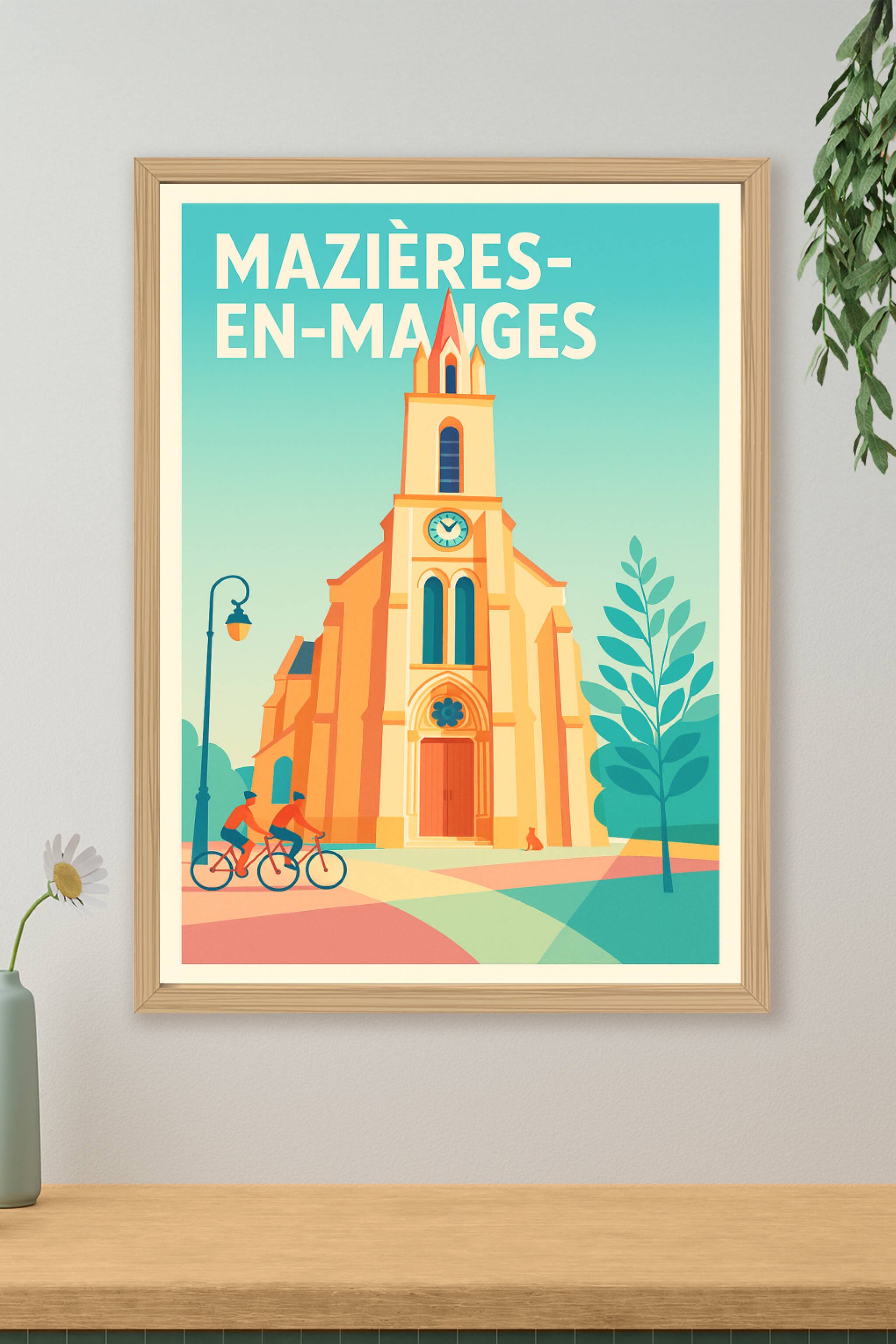 Affiche de Mazières-en-Mauges - Charme et Sérénité au Coeur du Bâtiment Historique