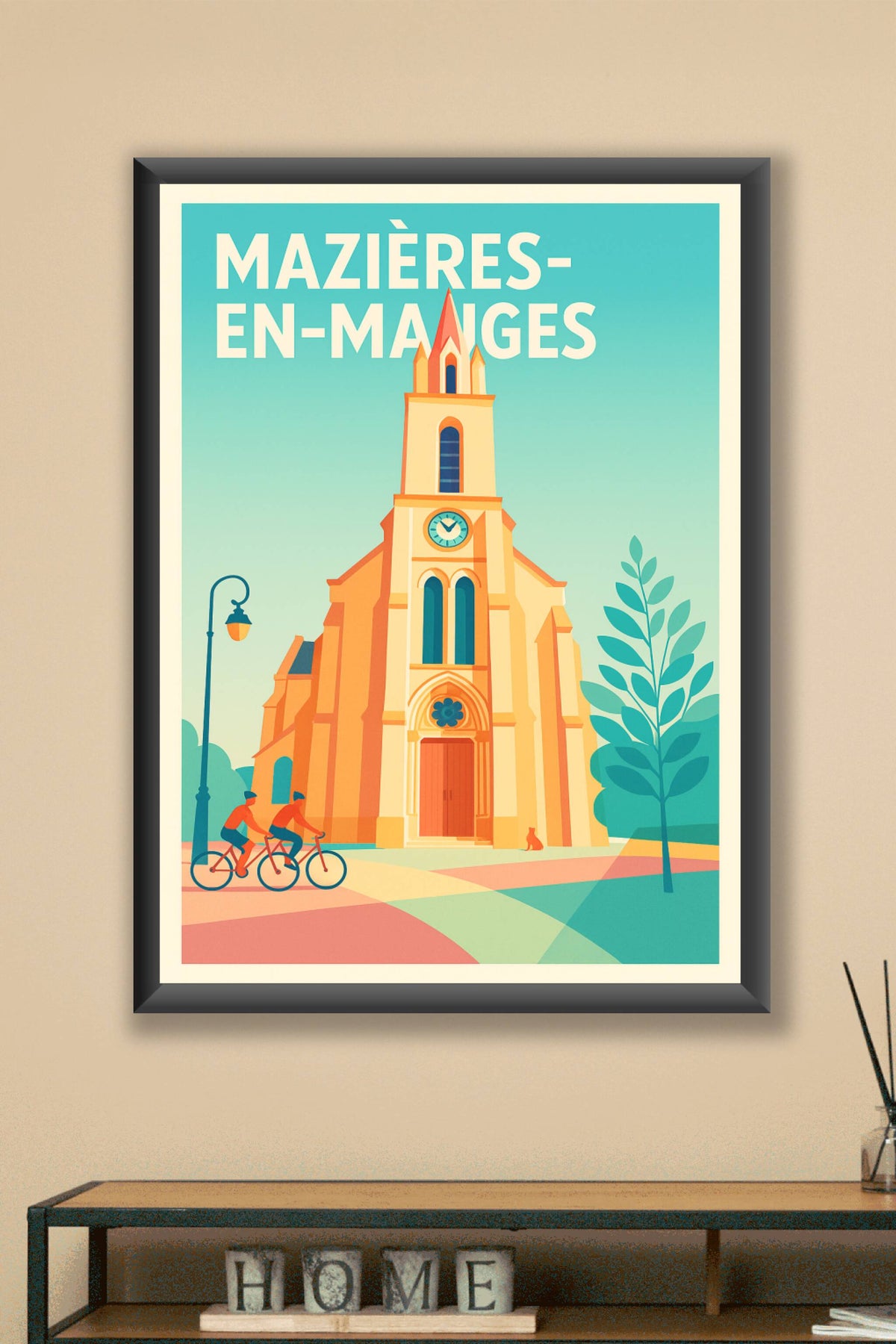 Affiche de Mazières-en-Mauges - Charme et Sérénité au Coeur du Bâtiment Historique