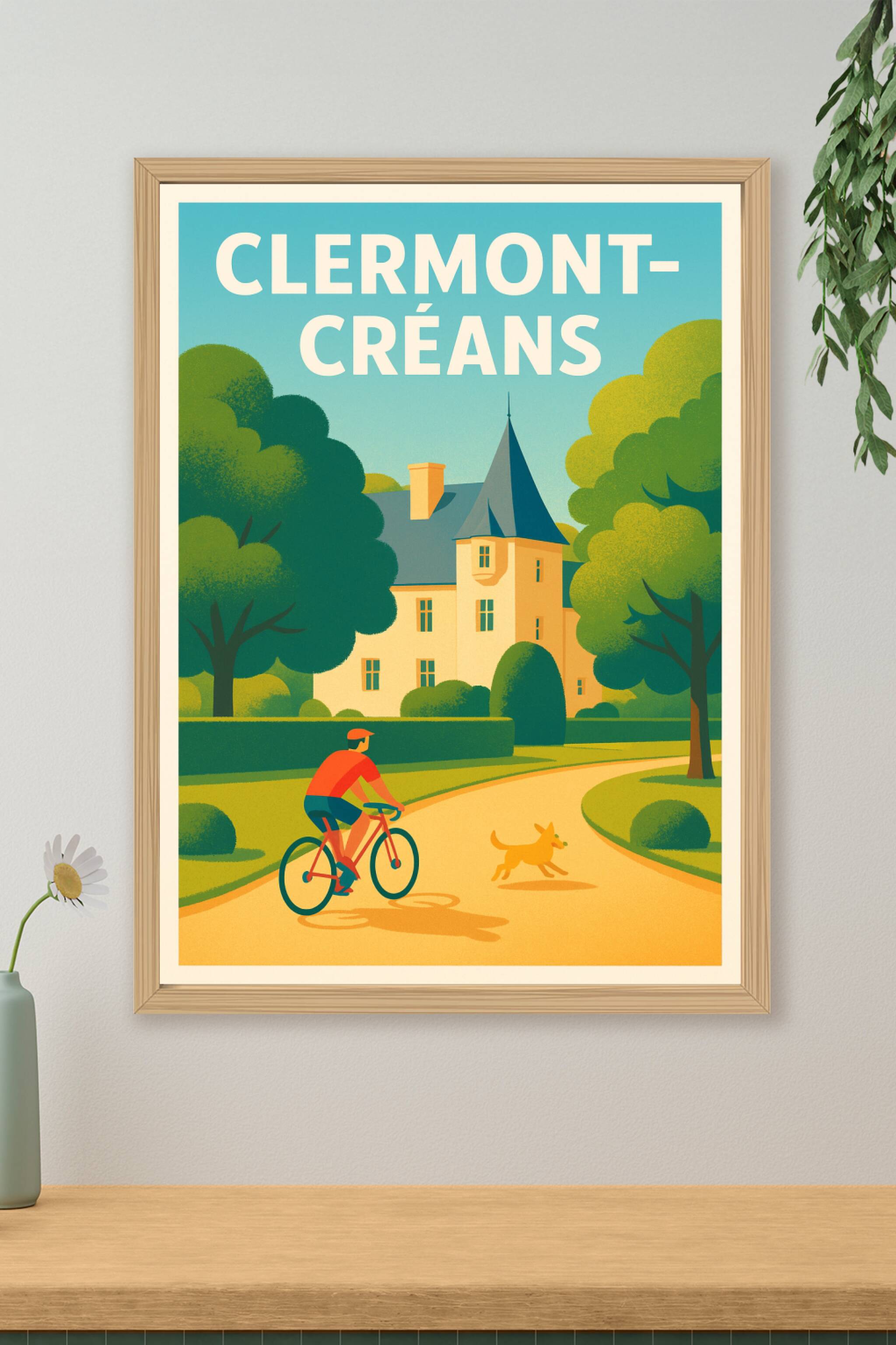 Affiche de Clermont-Créans - Balade champêtre pleine de sérénité