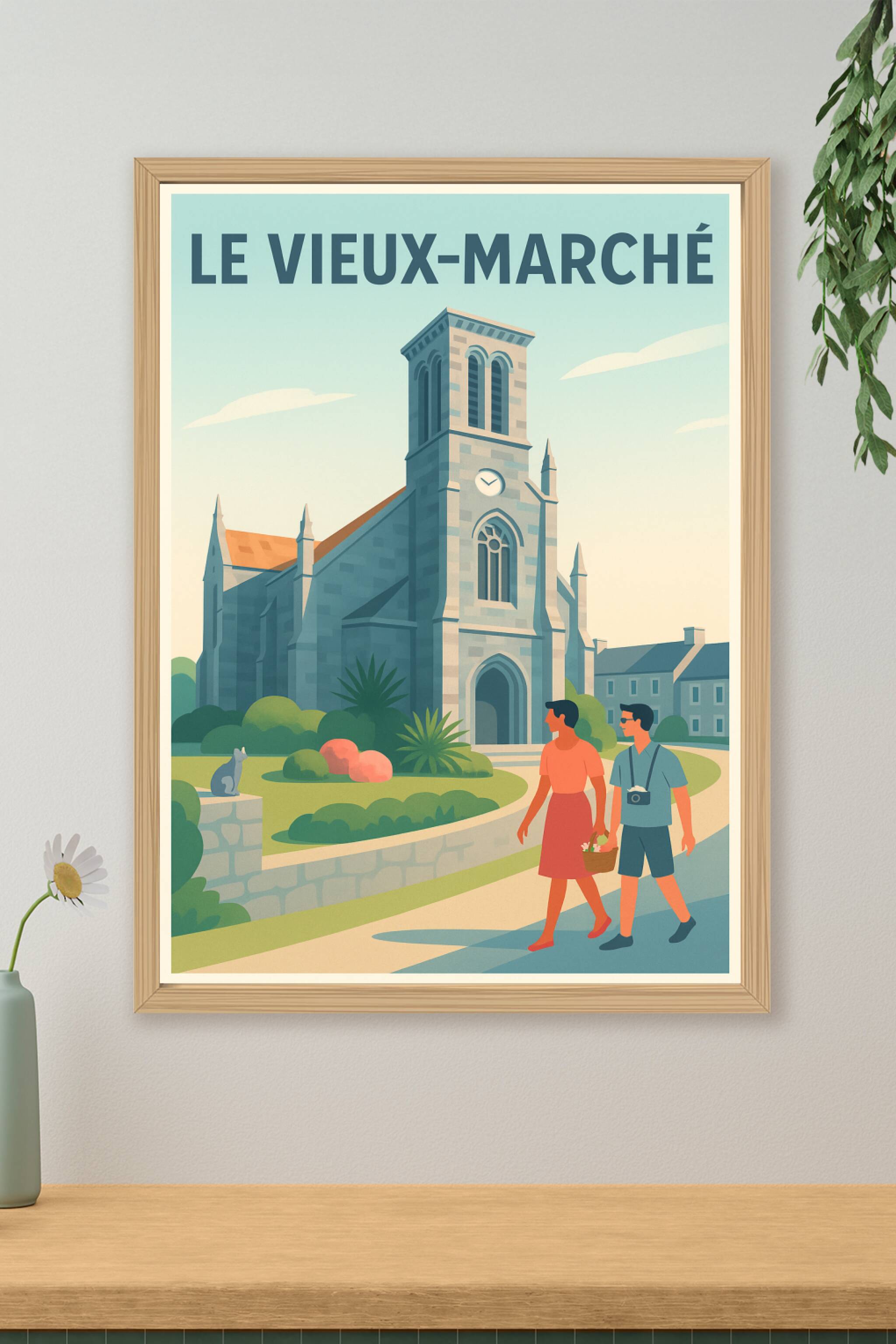 Affiche de Le Vieux-Marché - Charme et sérénité au cœur de la ville