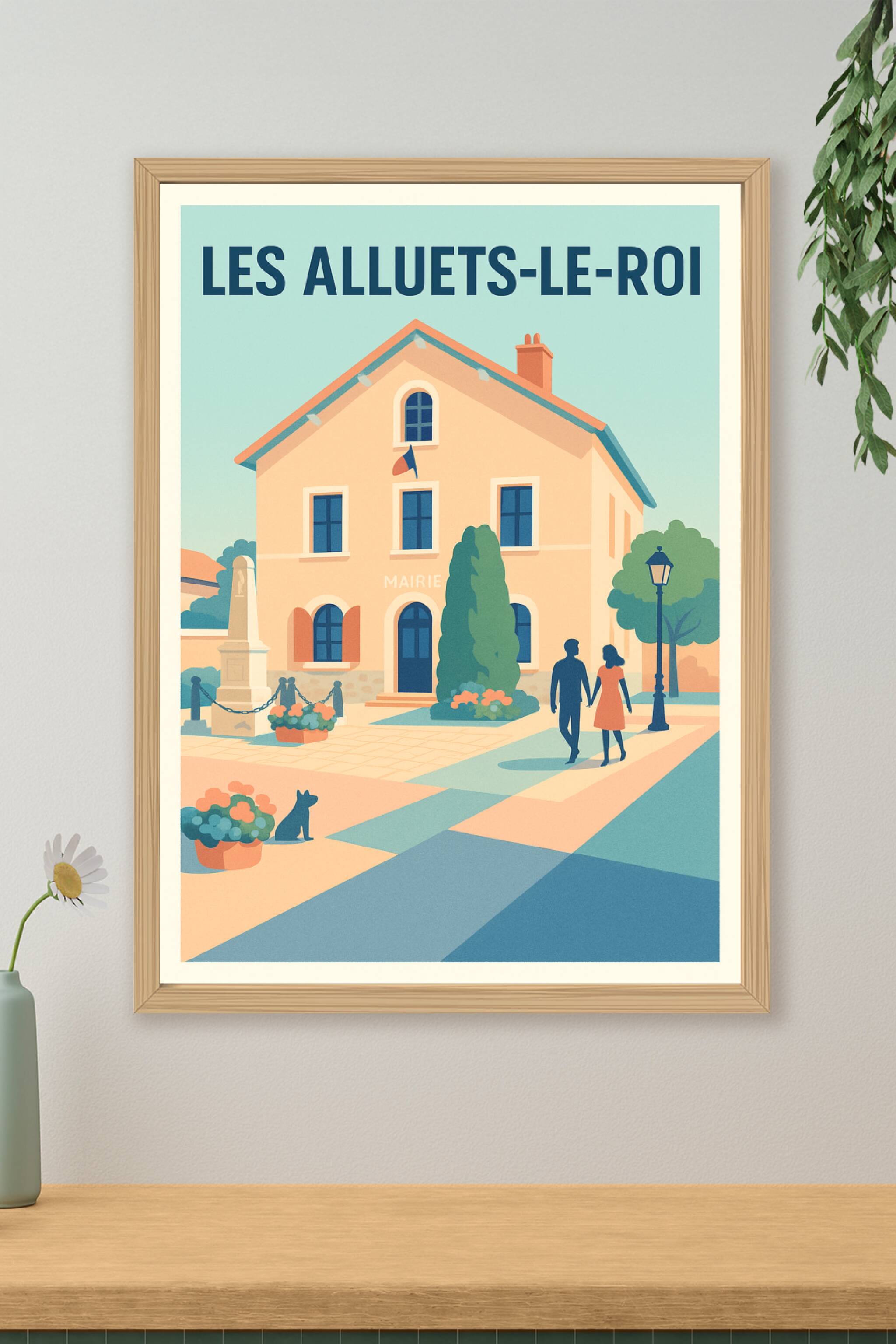 Affiche de Les Alluets-le-Roi - Charme et sérénité au cœur du village