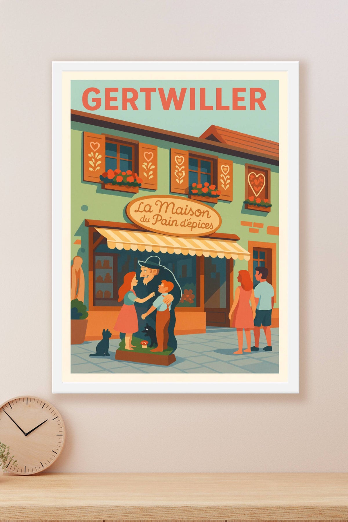 Affiche de Gertwiller - L'authenticité de la Maison du Pain d'épices