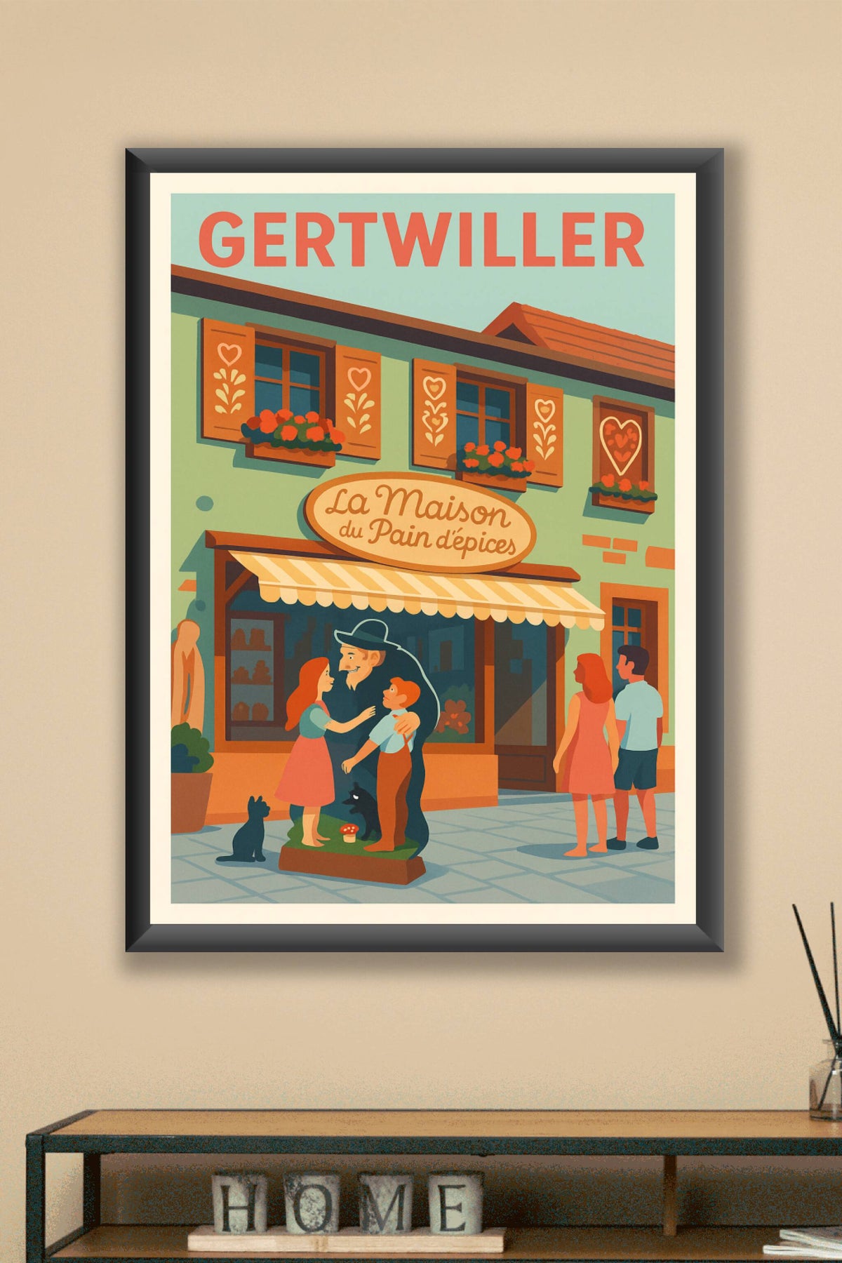 Affiche de Gertwiller - L'authenticité de la Maison du Pain d'épices