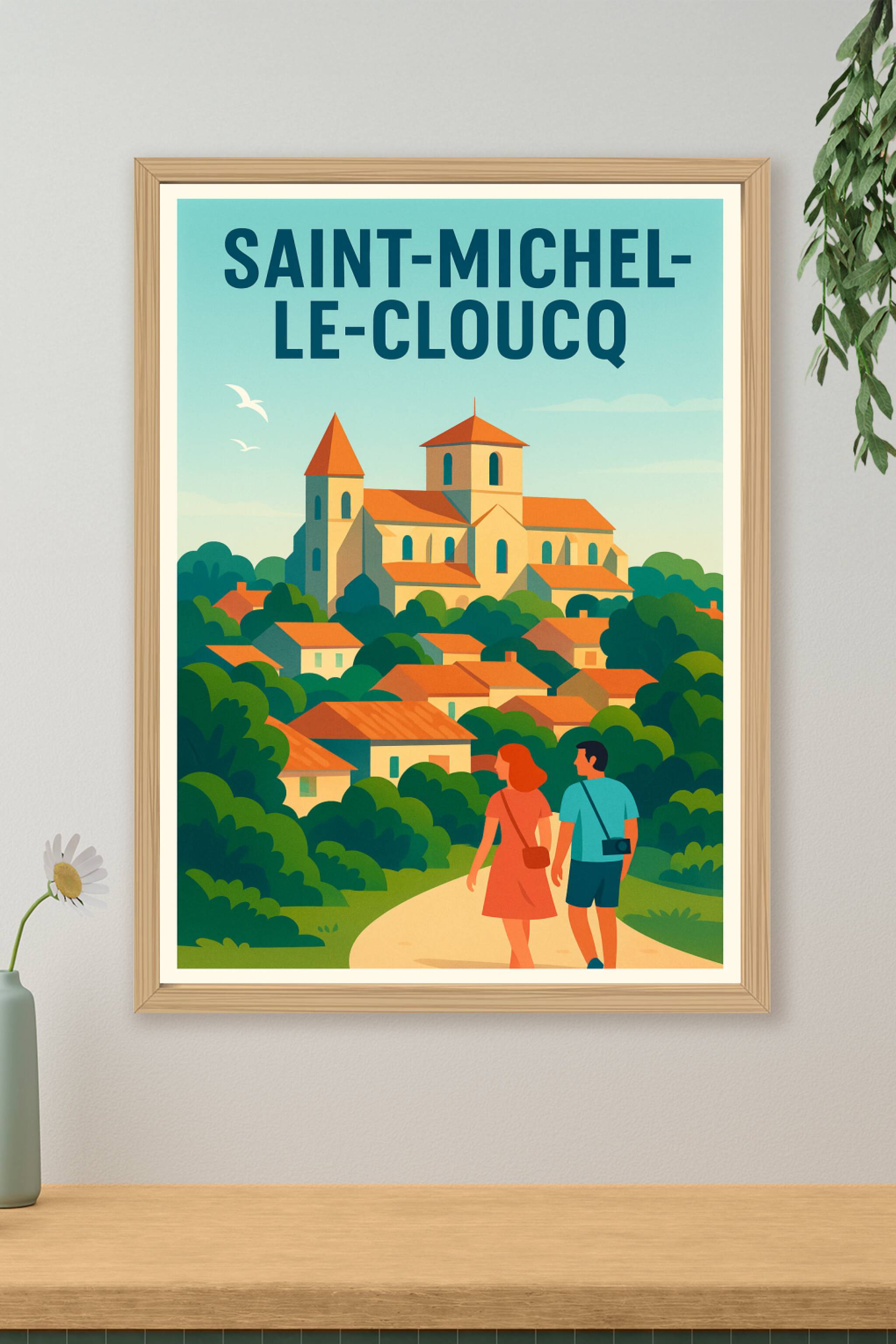 Affiche de Saint-Michel-le-Cloucq - Un village paisible à découvrir