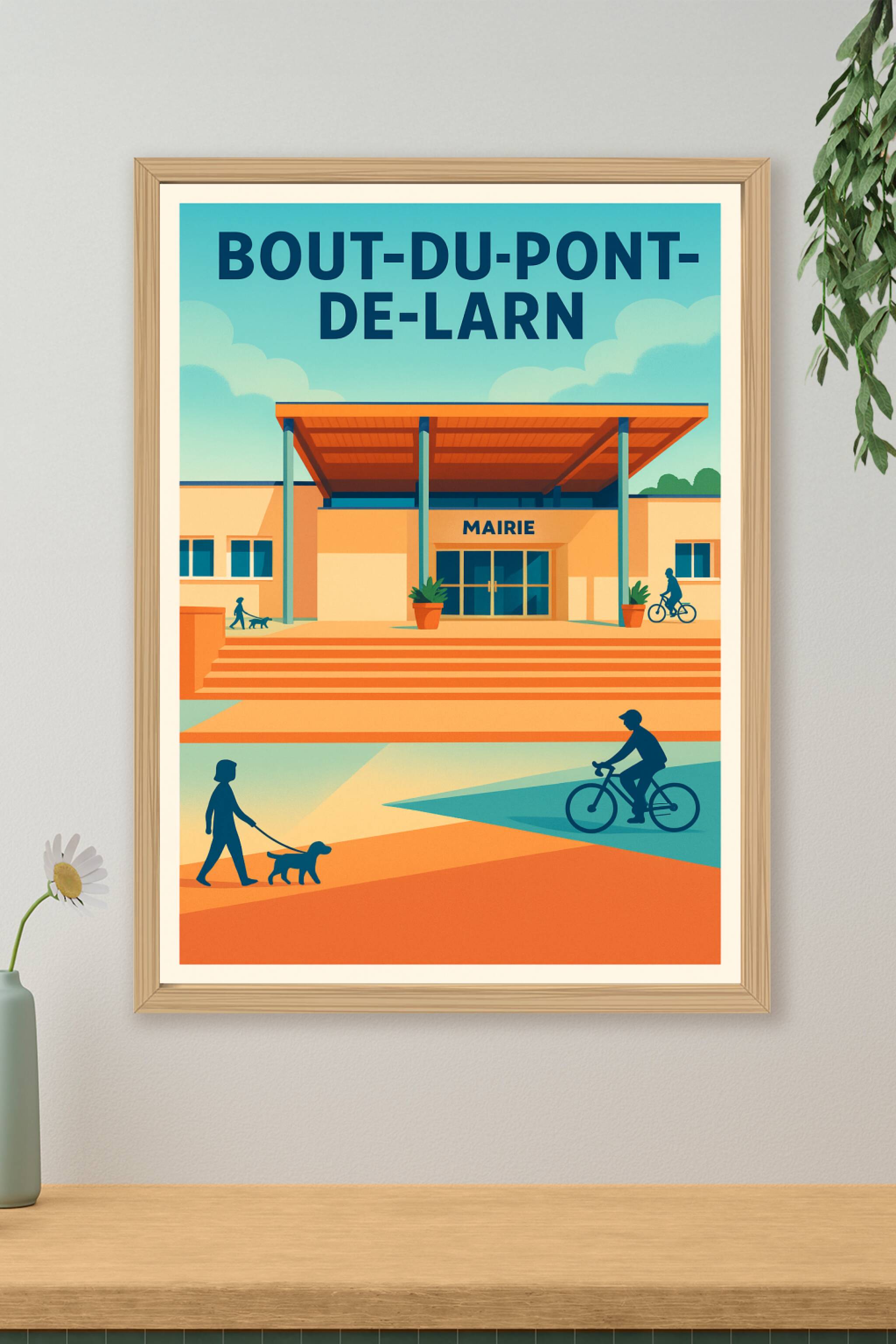 Affiche de Bout-du-Pont-de-Larn - Un coin de vie paisible au cœur du Tarn